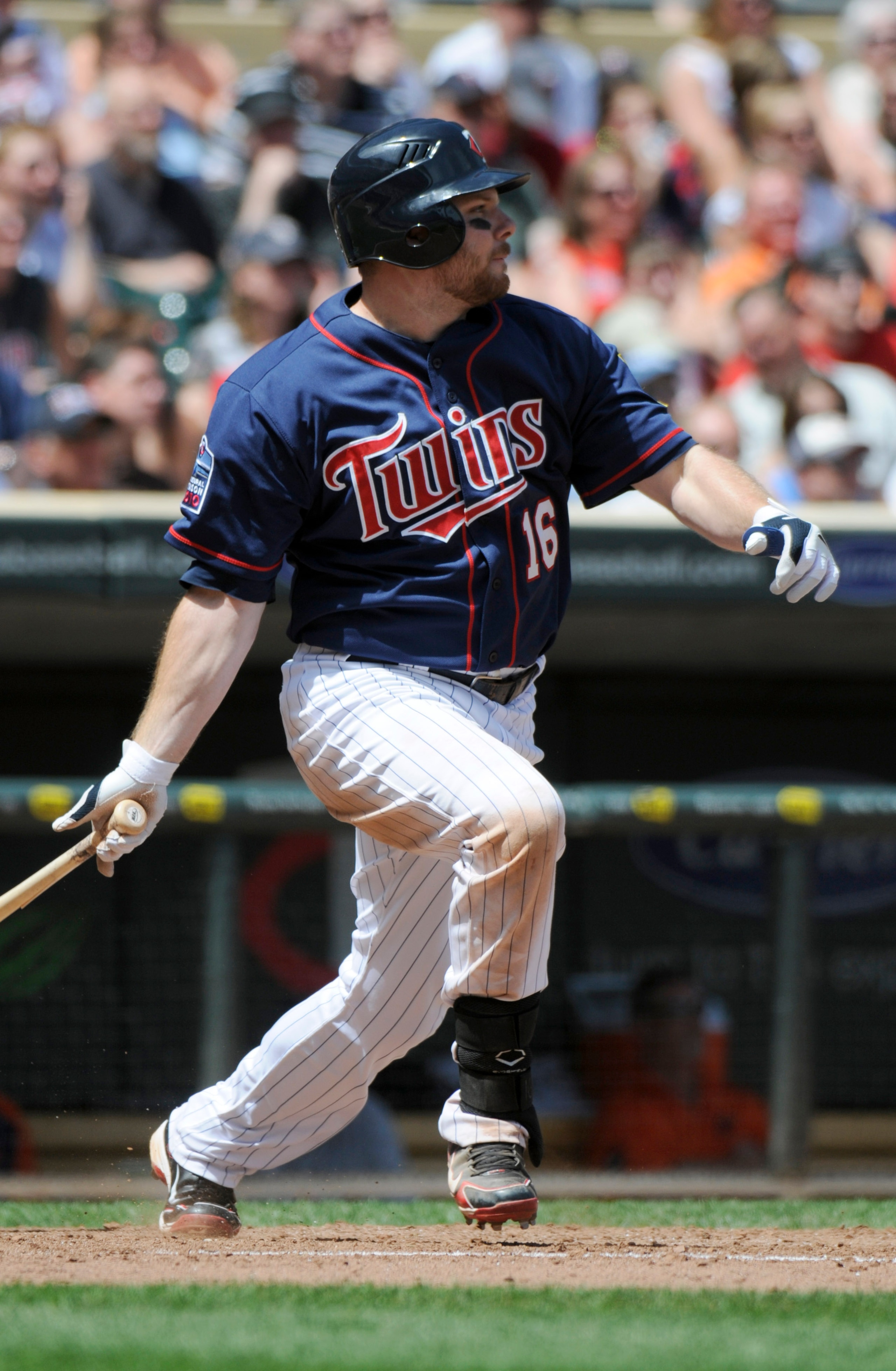 MINNEAPOLIS, MN - JUNE 30: Jason Kubel #16 of the Minnesota Twins bats in the eighth inning against the Detroit Tigers during their game on June 30, 2010 at Target Field in Minneapolis, Minnesota. Twins won 5-1. (Photo by Hannah Foslien /Getty Images)