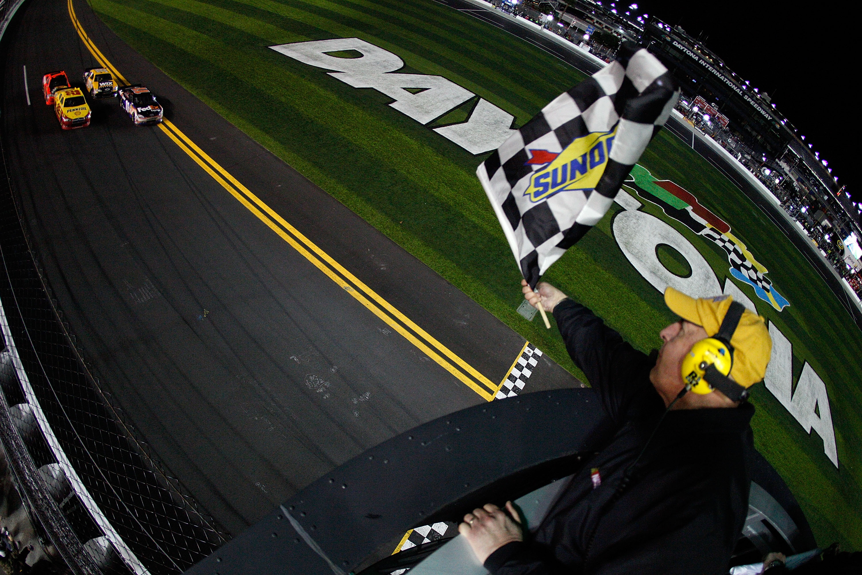 Kurt Busch may have come across the finish line in second but NASCAR made statement awarding him the win.