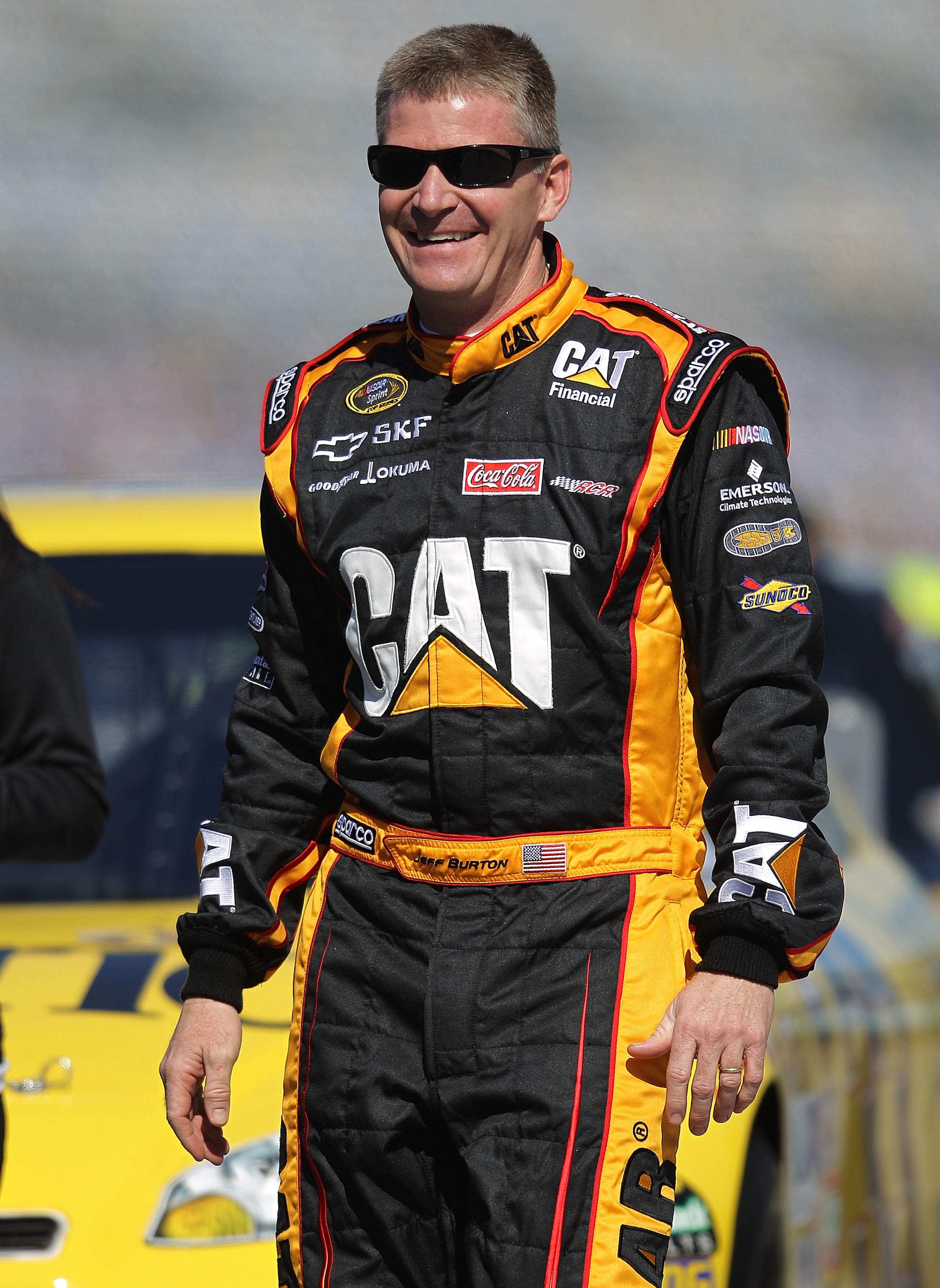 DAYTONA BEACH, FL - FEBRUARY 13:  Jeff Burton, driver of the #31 Caterpilliar Chevrolet, walks on pit road during qualifying for the NASCAR Sprint Cup Series Daytona 500 at Daytona International Speedway on February 13, 2011 in Daytona Beach, Florida.  (P