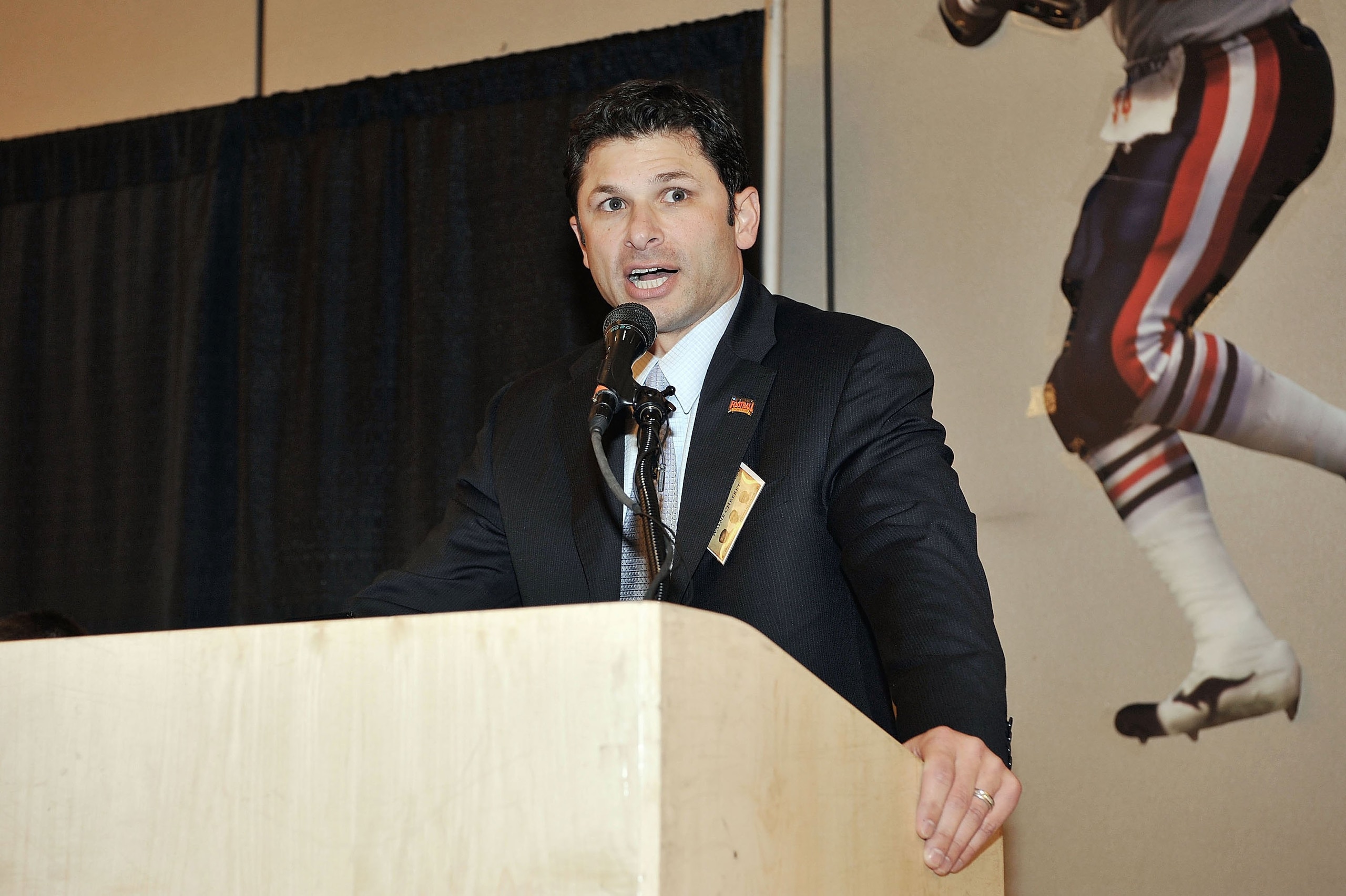CHATTANOOGA, TN - DECEMBER 17: Former NFL player Wayne Chrebet attends the 23rd Annual Football Championship Subdivision Awards Presentation on December 17, 2009 in Chattanooga, Tennessee. (Photo by Moses Robinson/Getty Images) CHATTANOOGA, TN - DECEMBER 17: Former NFL player Wayne Chrebet attends the 23rd Annual Football Championship Subdivision Awards Presentation on December 17, 2009 in Chattanooga, Tennessee. (Photo by Moses Robinson/Getty Images)