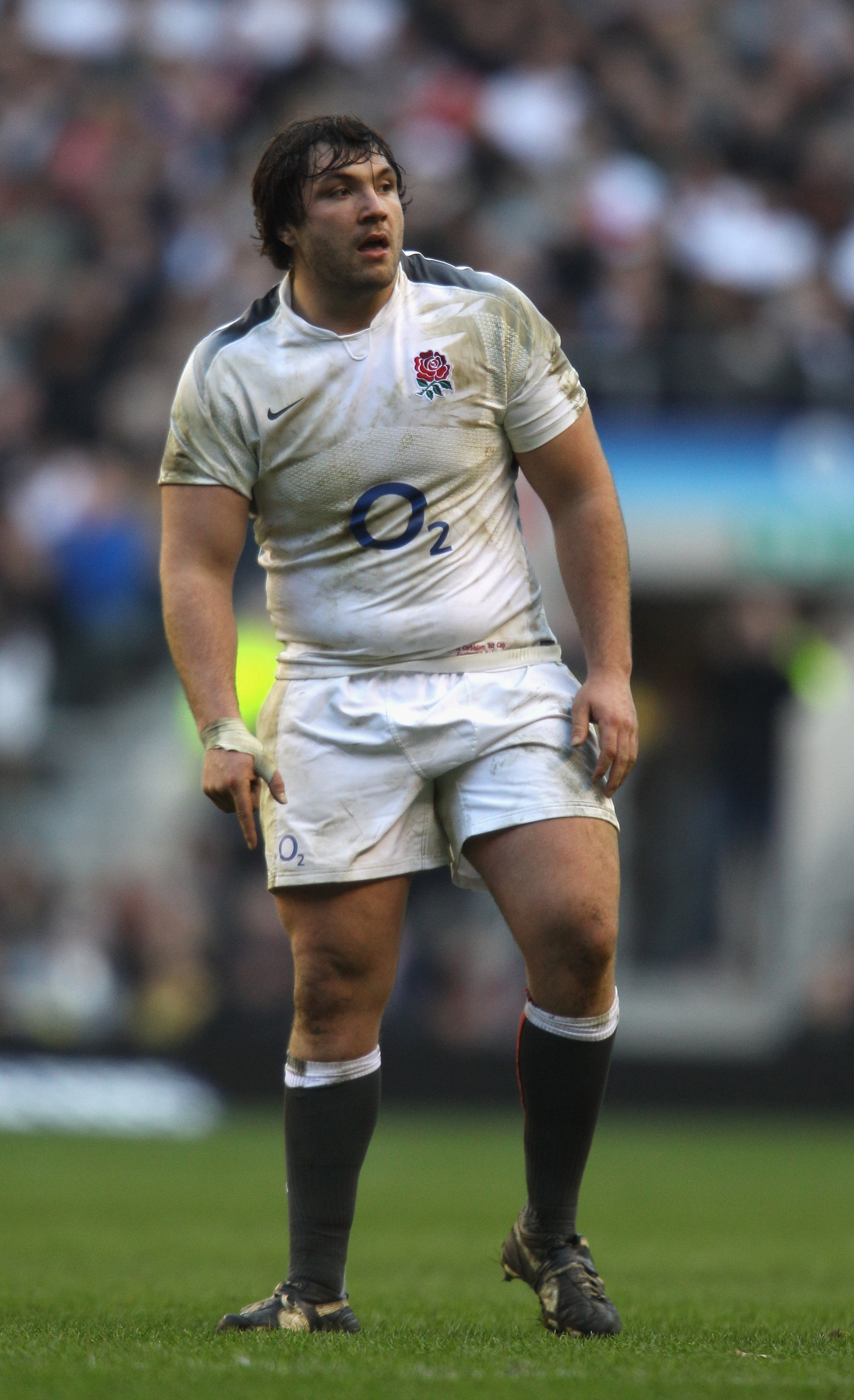 LONDON, ENGLAND - FEBRUARY 12:  Alex Corbisiero of England looks on during the RBS Six Nations match between England and Italy at Twickenham Stadium in London, England  (Photo by David Rogers/Getty Images)