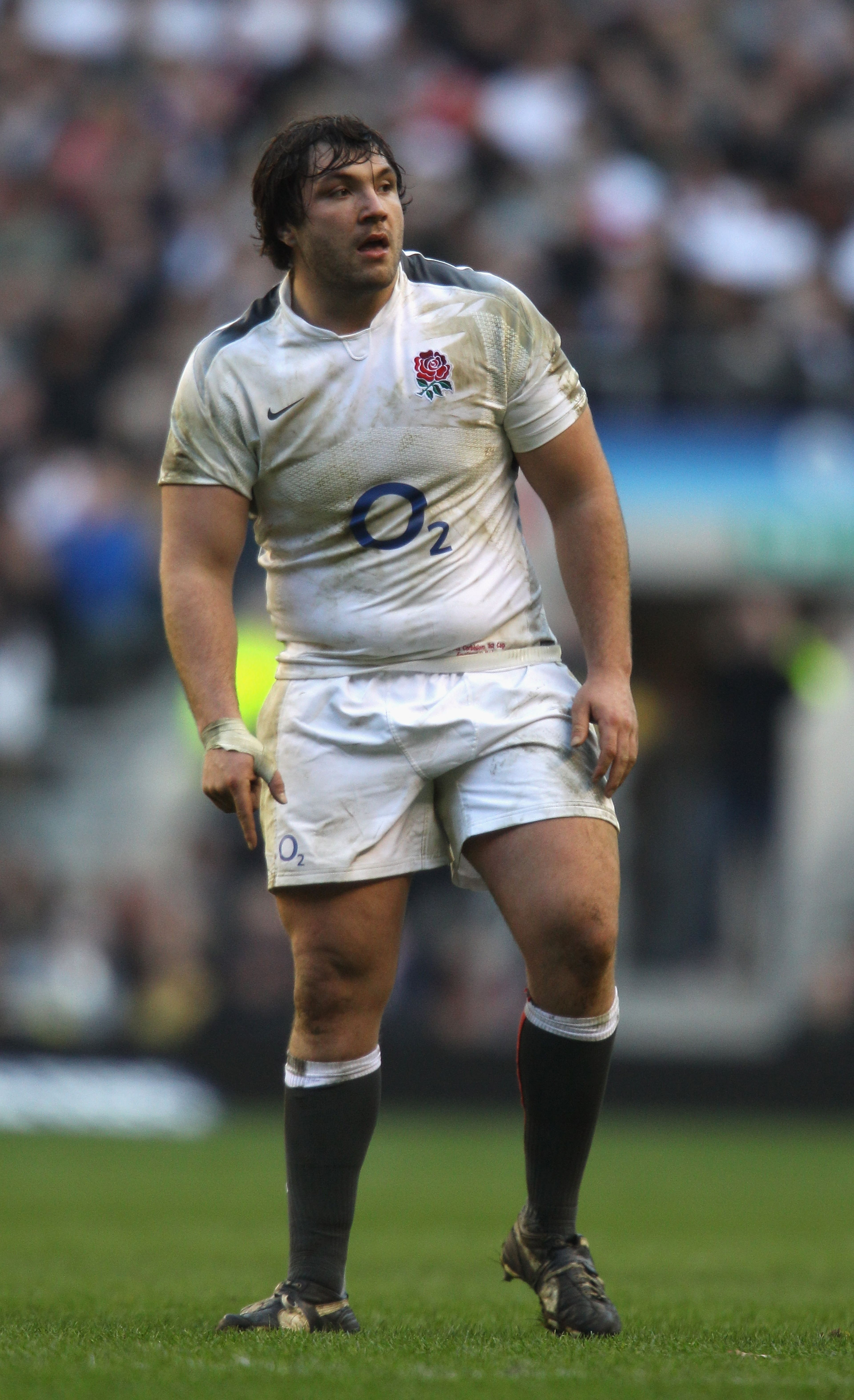 LONDON, ENGLAND - FEBRUARY 12:  Alex Corbisiero of England looks on during the RBS Six Nations match between England and Italy at Twickenham Stadium in London, England  (Photo by David Rogers/Getty Images)
