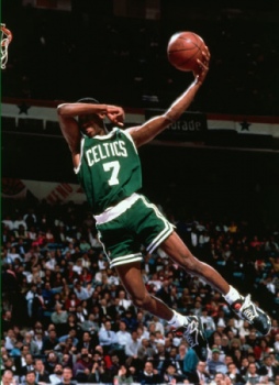 Slam Dunk Contest, Boston Celtics Ricky Davis in action, making dunk,  News Photo - Getty Images