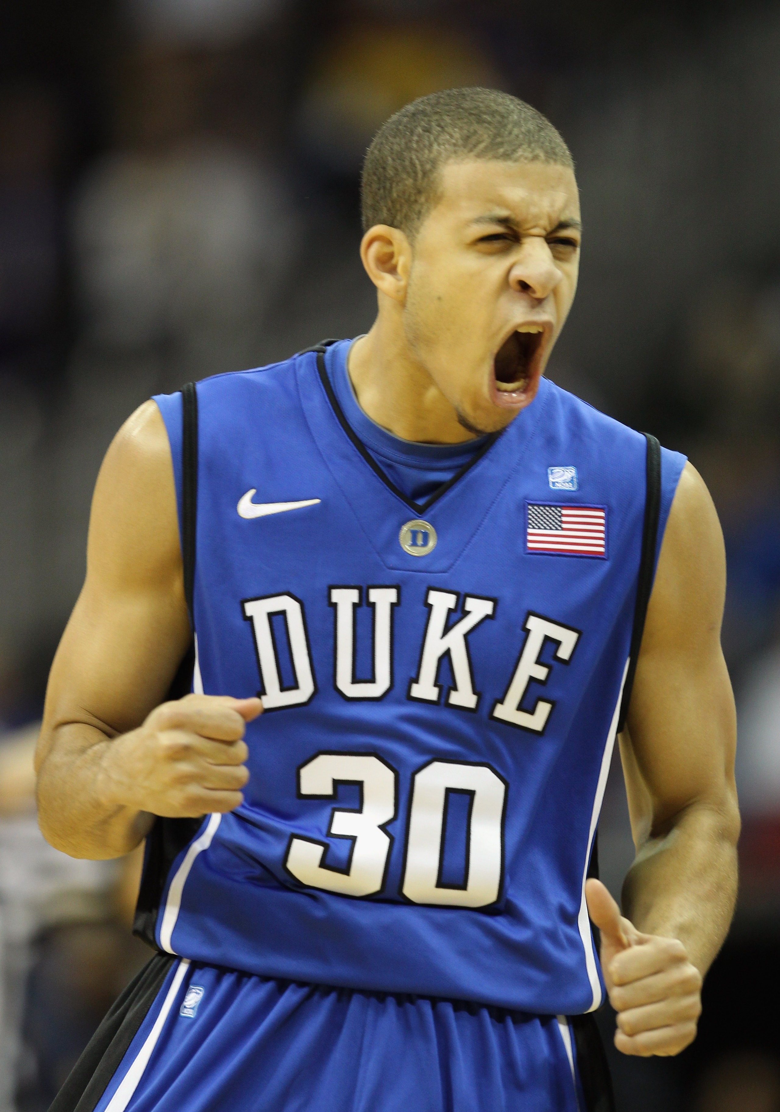 KANSAS CITY, MO - NOVEMBER 22: Seth Curry #30 of the Duke Blue Devils in action during the CBE Classic game against the Marquette Golden Eagles on November 22, 2010 at the Sprint Center in Kansas City, Missouri. (Photo by Jamie Squire/Getty Images) KANSAS CITY, MO - NOVEMBER 22: Seth Curry #30 of the Duke Blue Devils in action during the CBE Classic game against the Marquette Golden Eagles on November 22, 2010 at the Sprint Center in Kansas City, Missouri. (Photo by Jamie Squire/Getty Images)