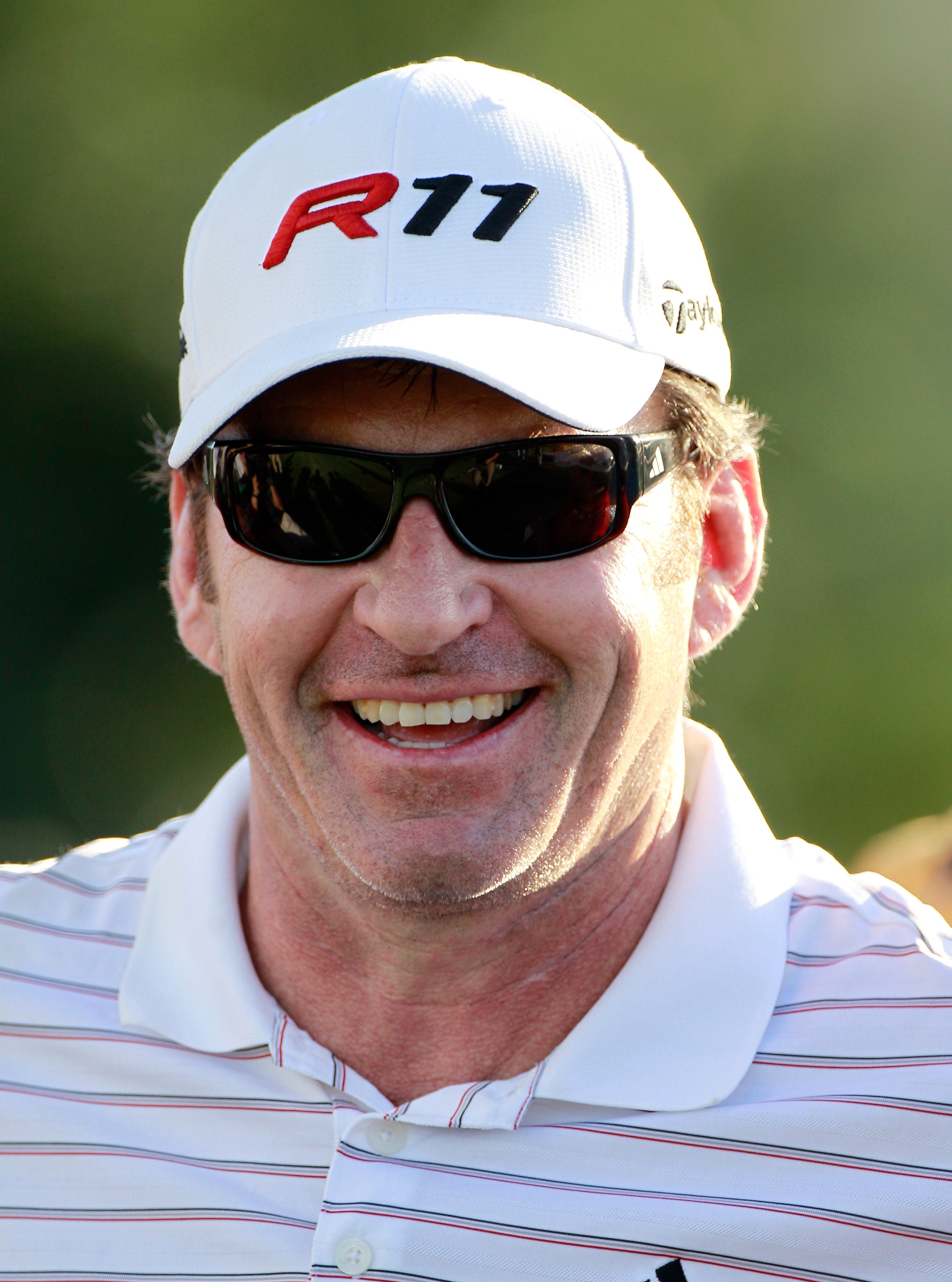 KAPALUA, HI - JANUARY 05:  Sir Nick Faldo of England waits to play a shot during the pro-am round of the Hyundai Tournament of Champions at the Plantation course on January 5, 2011 in Kapalua, Hawaii.  (Photo by Sam Greenwood/Getty Images)