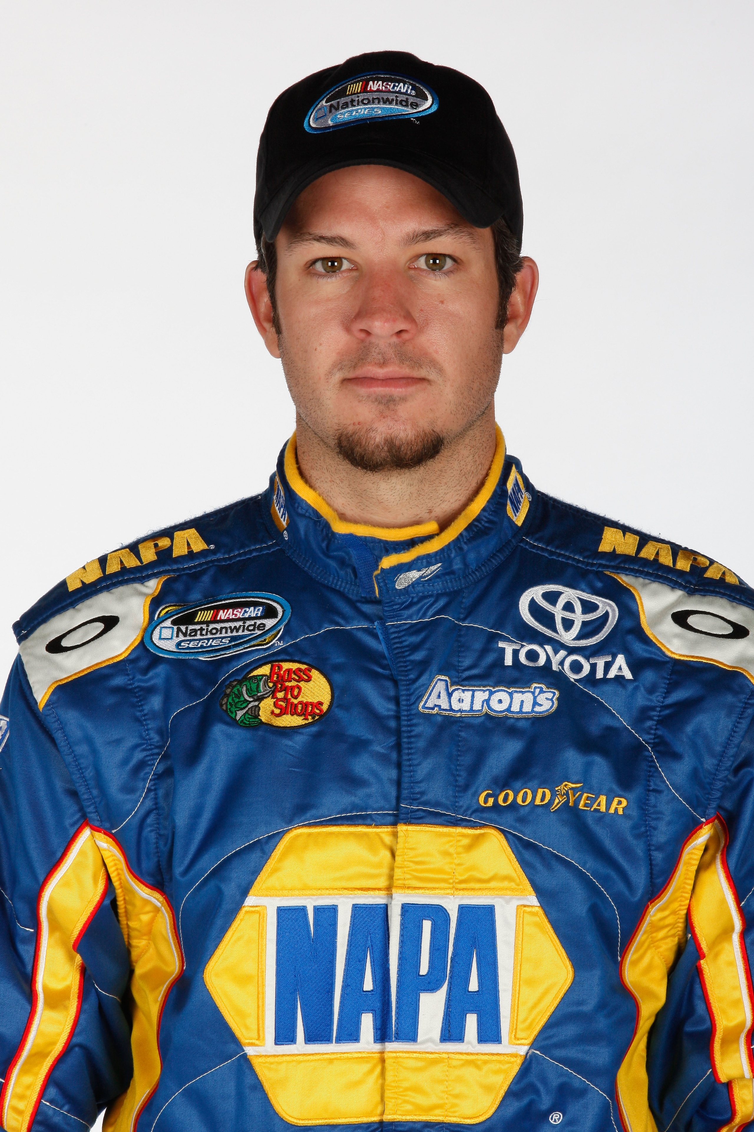 DAYTONA BEACH, FL - FEBRUARY 10:  Driver Martin Truex Jr. poses during the 2011 NASCAR Nationwide Series Media Day at Daytona International Speedway on February 10, 2011 in Daytona Beach, Florida.  (Photo by Chris Graythen/Getty Images for NASCAR)