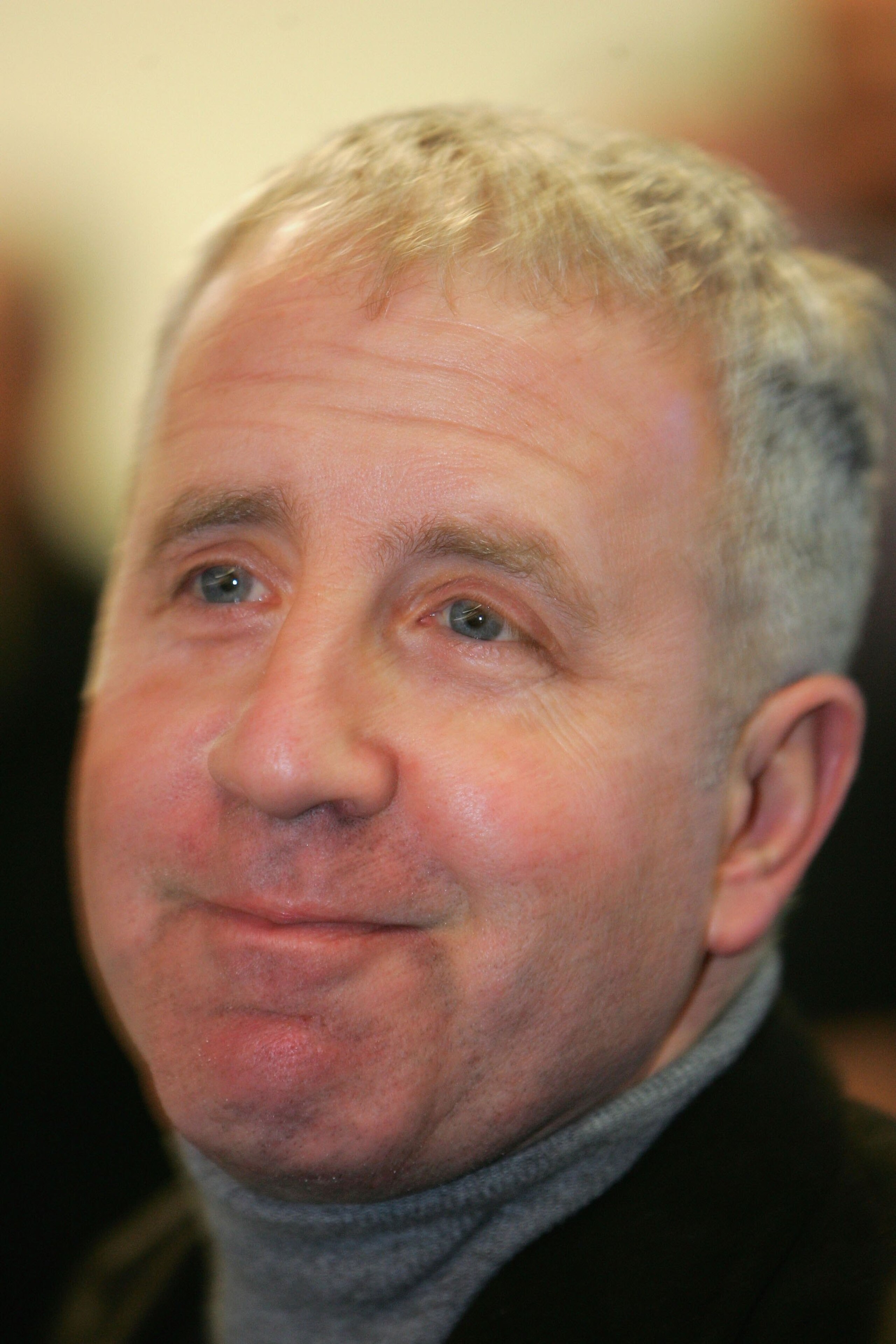 BIRMINGHAM, UNITED KINGDOM - JANUARY 25:  Aston Villa owner Randy Lerner listens to his manager speak during a Press Conference at Villa Park  on January 25, 2007 in Birmingham, England.  (Photo by Laurence Griffiths/Getty Images)