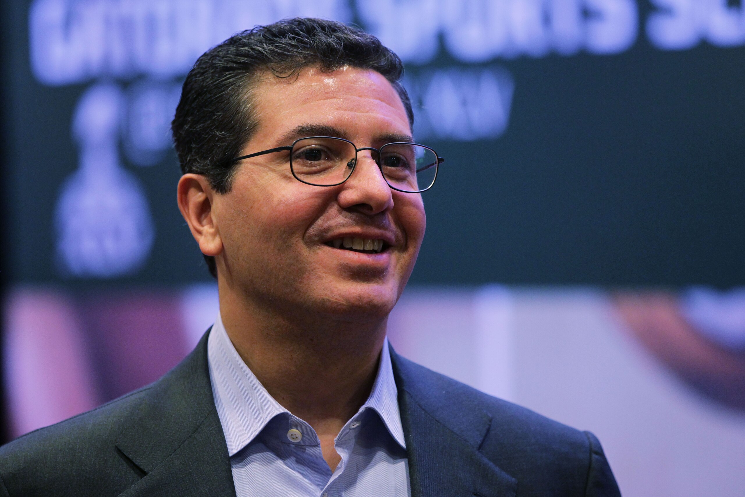 DALLAS, TX - FEBRUARY 04:  Owner of the Washington Redskins Daniel Snyder speaks to reporters during a press conference with NFL commissioner Roger Goodell at the Super Bowl XLV media center on February 4, 2011 in Dallas, Texas. The Green Bay Packers will