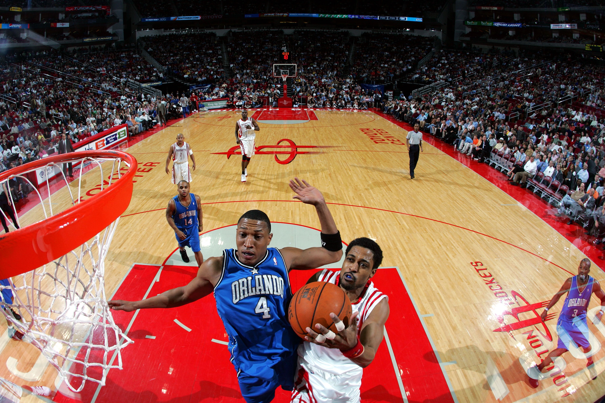HOUSTON - JANUARY 24:  Rod Strickland #31 of the Houston Rockets shoots during the game with the Orlando Magic on January 24, 2005 at the Toyota Center in Houston, Texas.  The Rockets won 89-78. NOTE TO USER: User expressly acknowleges and agrees that, by