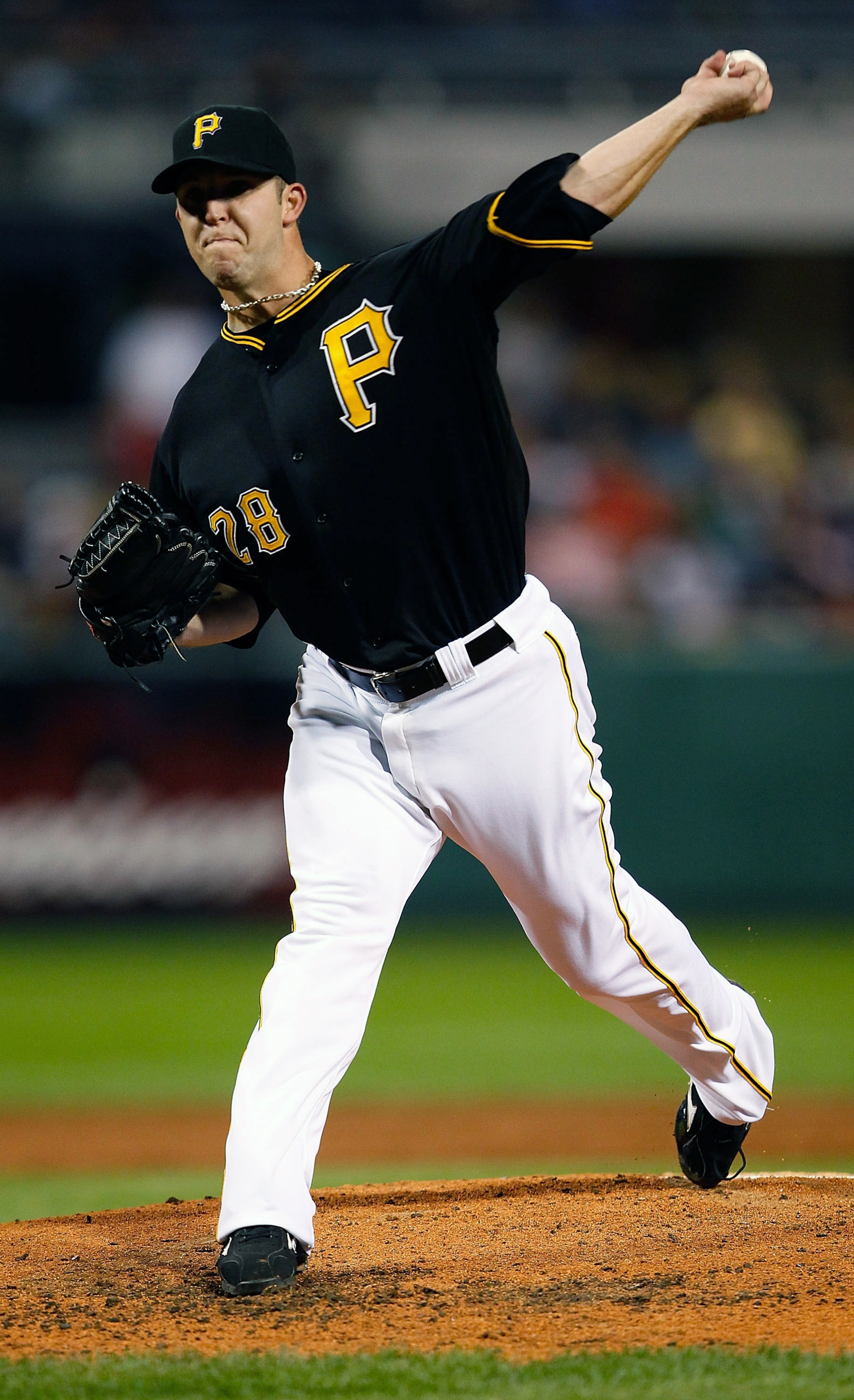 PITTSBURGH - SEPTEMBER 21: Paul Maholm #28 of the Pittsburgh Pirates pitches against the St. Louis Cardinals during the game on September 21, 2010 at PNC Park in Pittsburgh, Pennsylvania. (Photo by Jared Wickerham/Getty Images) PITTSBURGH - SEPTEMBER 21: Paul Maholm #28 of the Pittsburgh Pirates pitches against the St. Louis Cardinals during the game on September 21, 2010 at PNC Park in Pittsburgh, Pennsylvania. (Photo by Jared Wickerham/Getty Images)