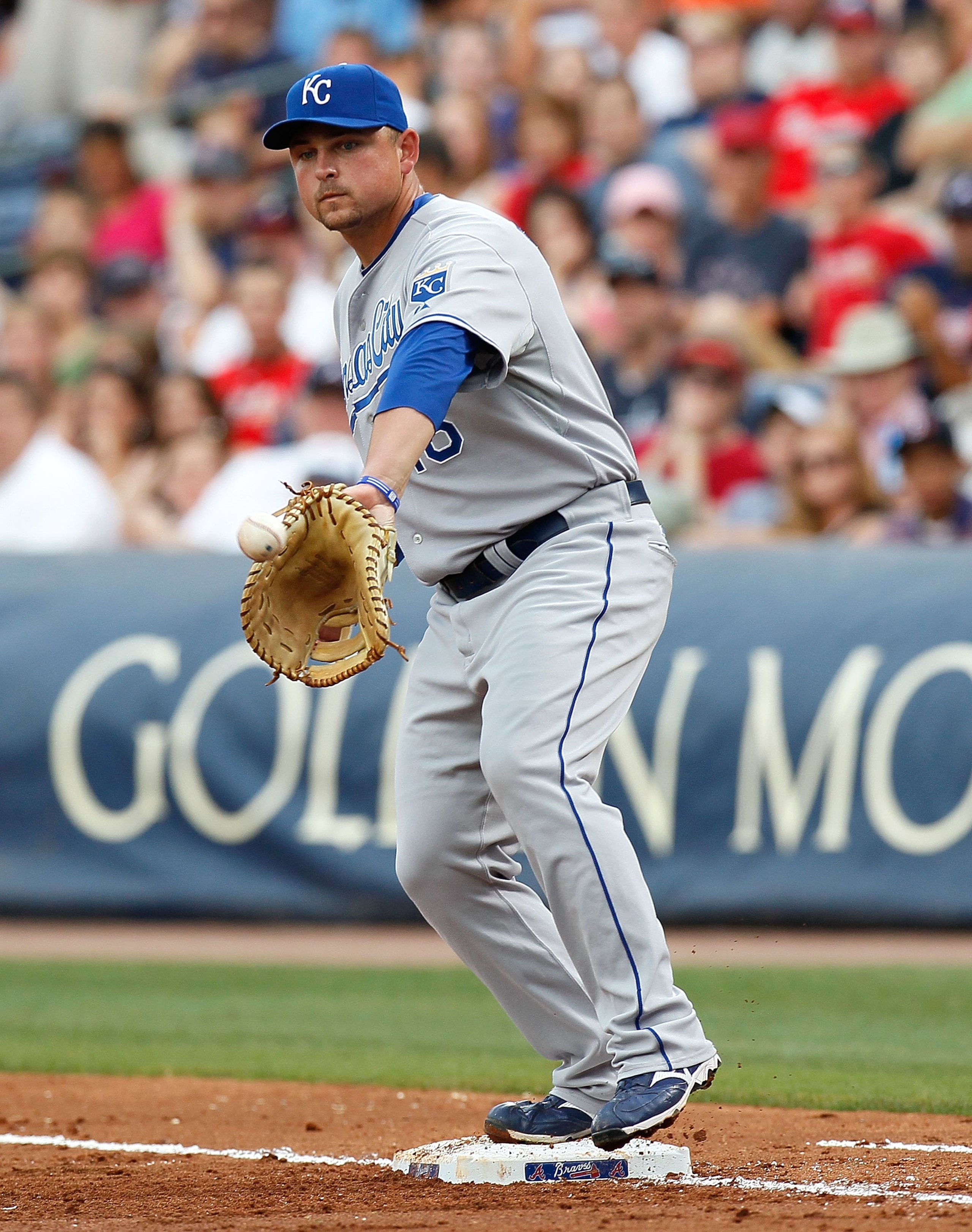 ATLANTA - JUNE 19:  Billy Butler #16 of the Kansas City Royals against the Atlanta Braves at Turner Field on June 19, 2010 in Atlanta, Georgia.  (Photo by Kevin C. Cox/Getty Images)