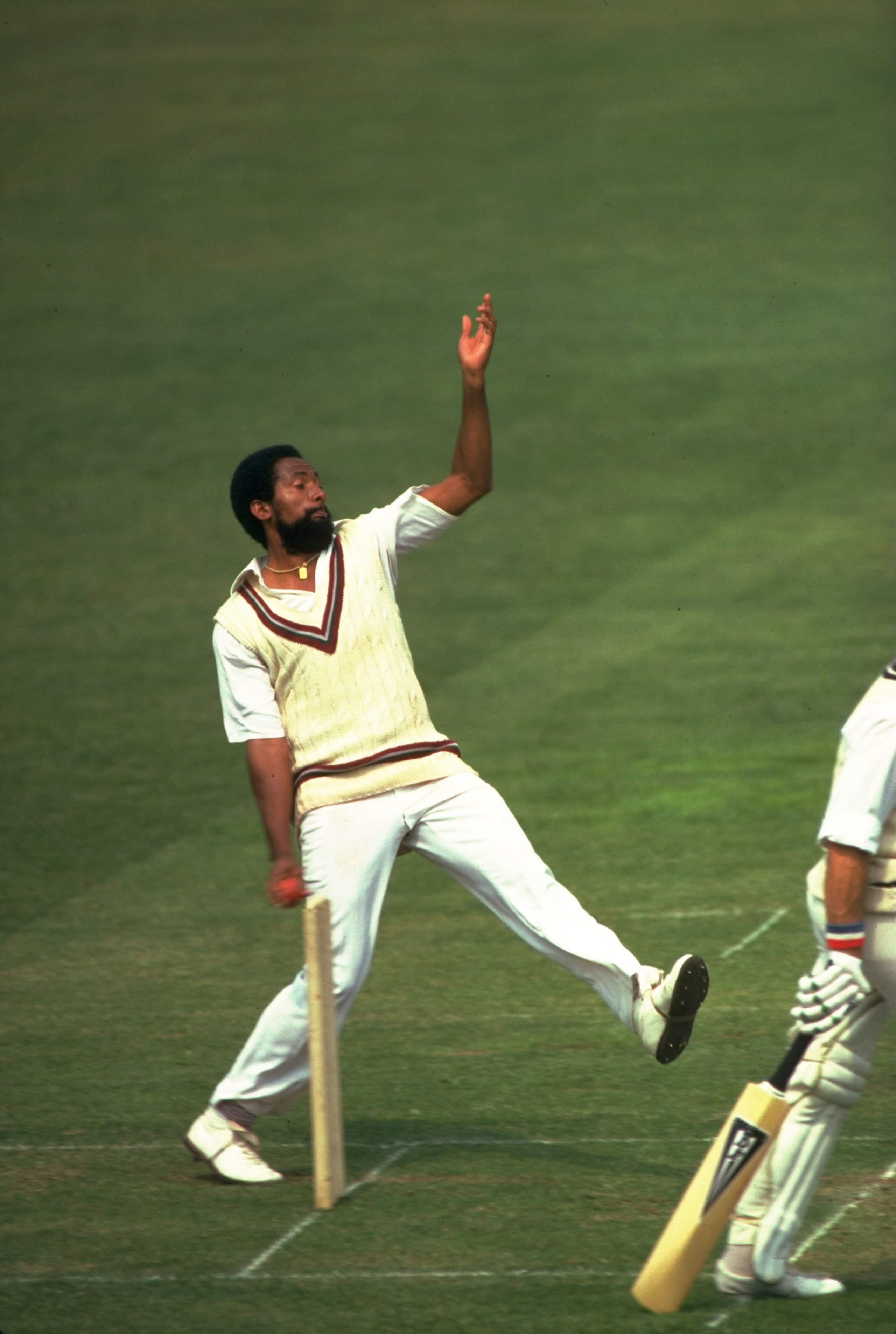 May 1980: Andy Roberts of the West Indies bowls during a match against Middlesex at Lord's in London. \ Mandatory Credit: Adrian Murrell/Allsport May 1980: Andy Roberts of the West Indies bowls during a match against Middlesex at Lord's in London. \ Mandatory Credit: Adrian Murrell/Allsport
