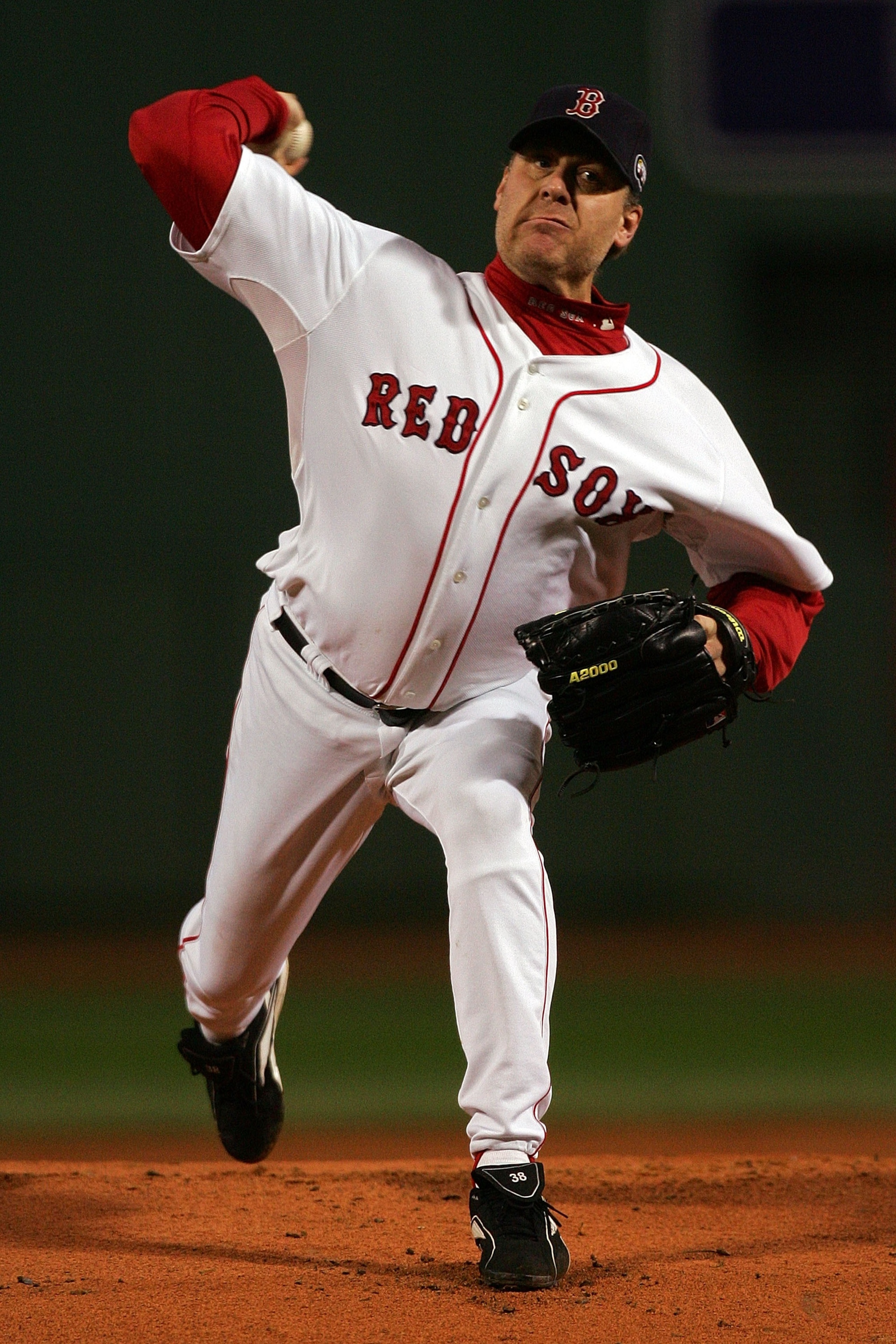 BOSTON - OCTOBER 25: Curt Schilling #38 of the Boston Red Sox pitches against the Colorado Rockies during Game Two of the 2007 Major League Baseball World Series at Fenway Park on October 25, 2007 in Boston, Massachusetts. (Photo by Jim McIsaac/Getty Im BOSTON - OCTOBER 25: Curt Schilling #38 of the Boston Red Sox pitches against the Colorado Rockies during Game Two of the 2007 Major League Baseball World Series at Fenway Park on October 25, 2007 in Boston, Massachusetts. (Photo by Jim McIsaac/Getty Im