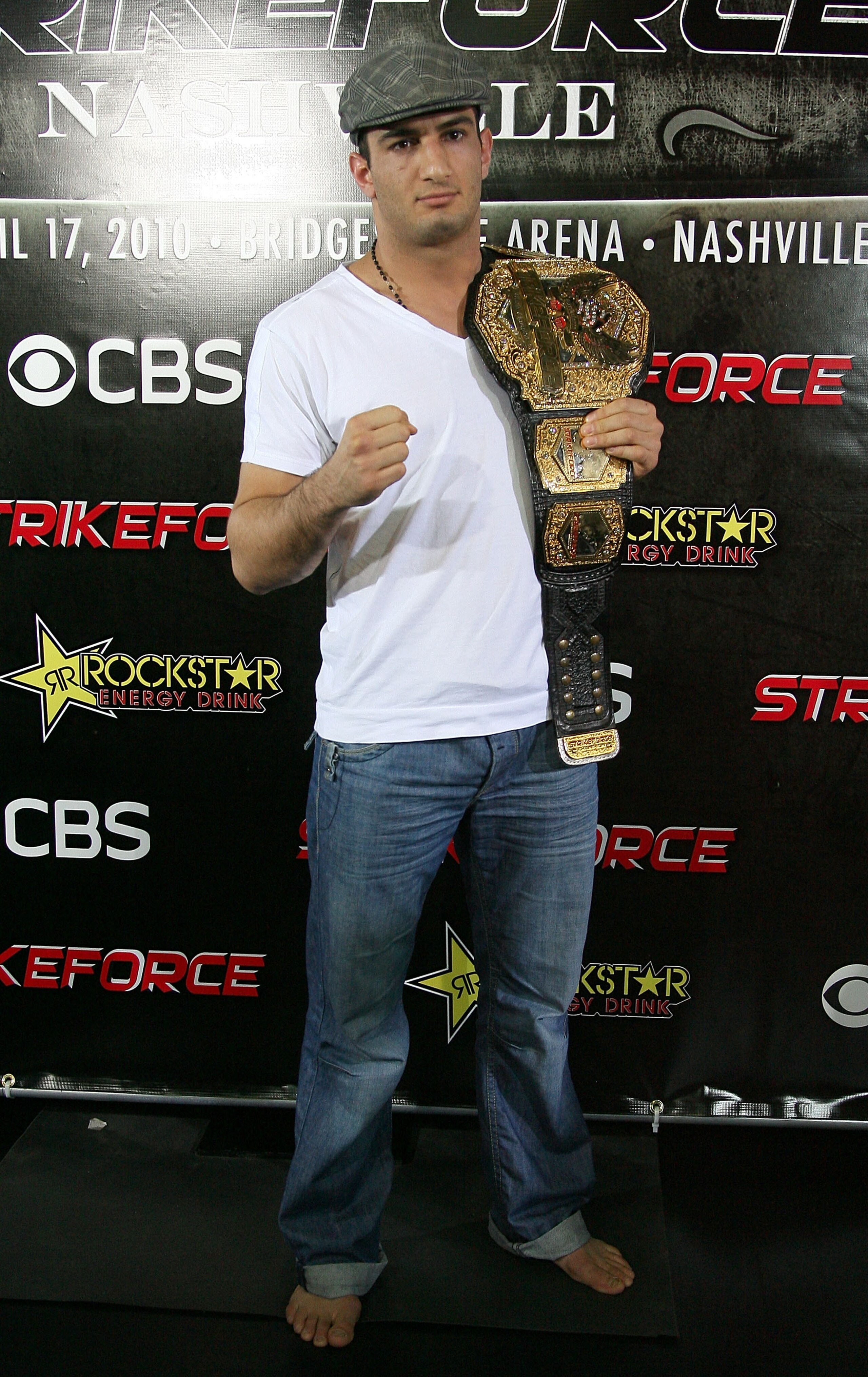 HOLLYWOOD - MARCH 17:  Strikeforce Light Heavyweight Champion Gegard 'The Dreamcatcher' Mousasi attends the CBS' Strikeforce MMA Fighters Open Media Workout on March 17, 2010 in Hollywood, California.  (Photo by Valerie Macon/Getty Images)