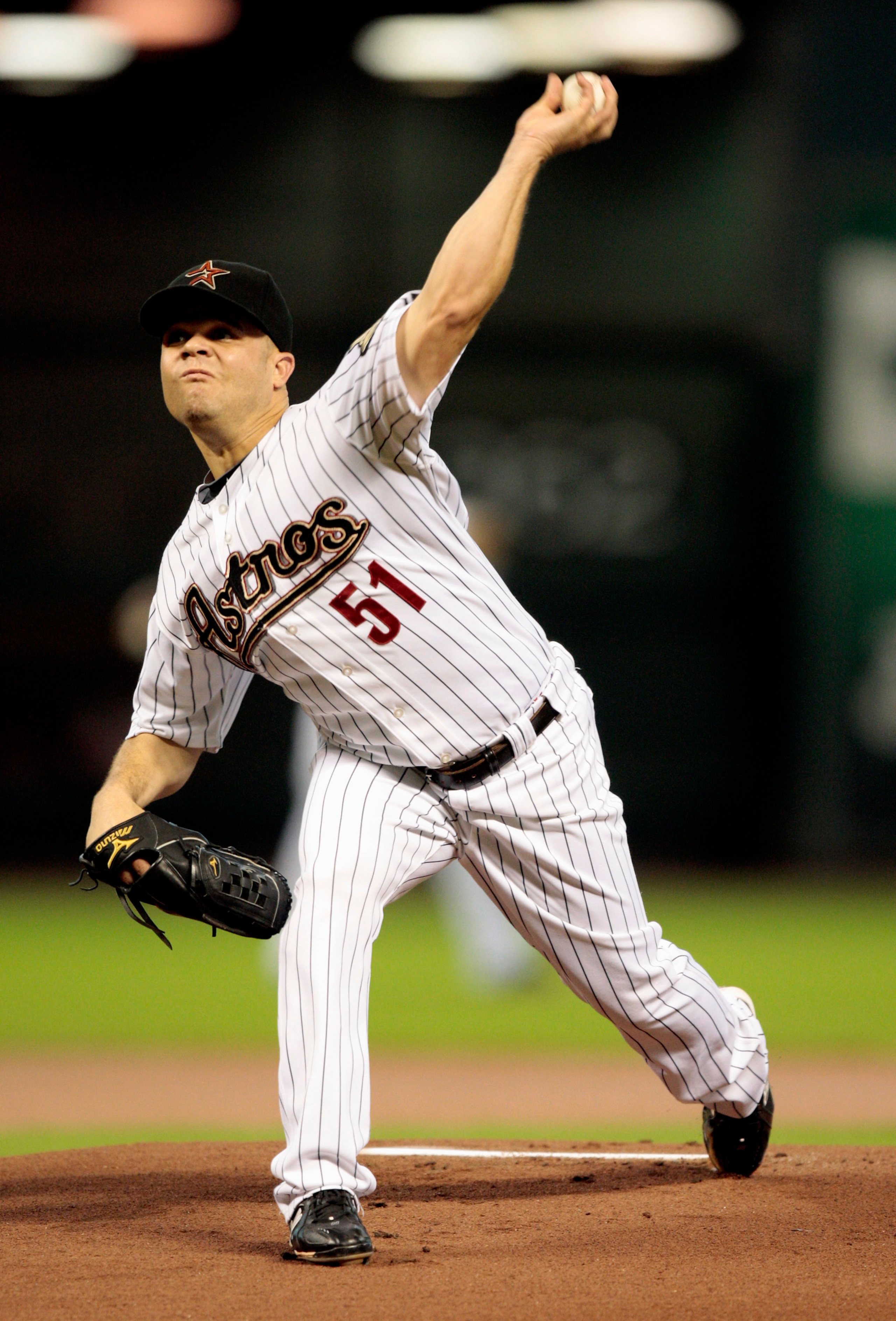 HOUSTON - AUGUST 31: Pitcher Wandy Rodriguez #51 of the Houston Astros throws against the St. Louis Cardinals at Minute Maid Park on August 31, 2010 in Houston, Texas. Houston won 3-0. (Photo by Bob Levey/Getty Images) HOUSTON - AUGUST 31: Pitcher Wandy Rodriguez #51 of the Houston Astros throws against the St. Louis Cardinals at Minute Maid Park on August 31, 2010 in Houston, Texas. Houston won 3-0. (Photo by Bob Levey/Getty Images)