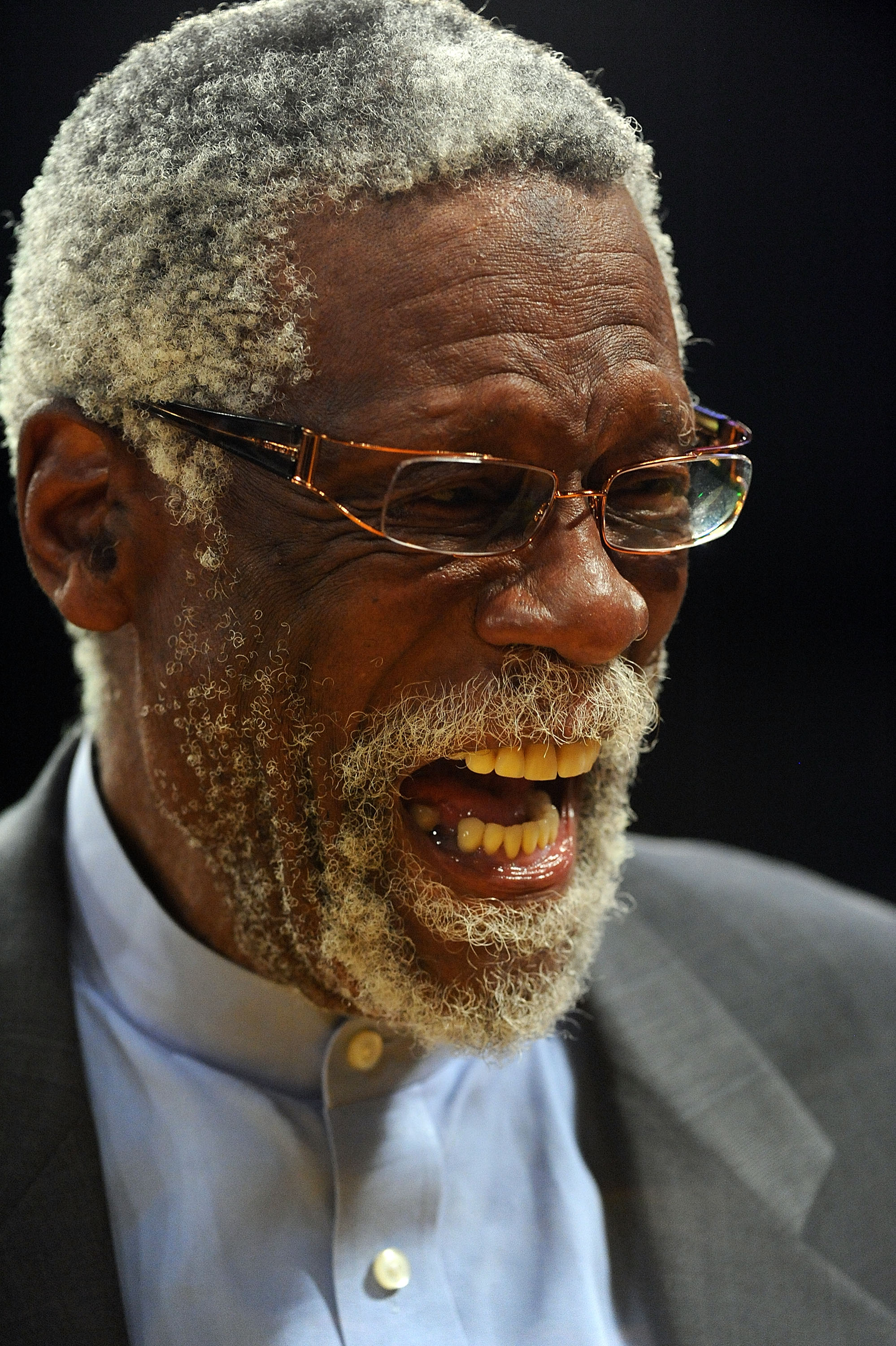 LOS ANGELES, CA - JUNE 15:  Former NBA player Bill Russell stands on the court before Game Six of the 2010 NBA Finals at Staples Center between the Los Angeles Lakers and the Boston Celtics on June 15, 2010 in Los Angeles, California.  NOTE TO USER: User
