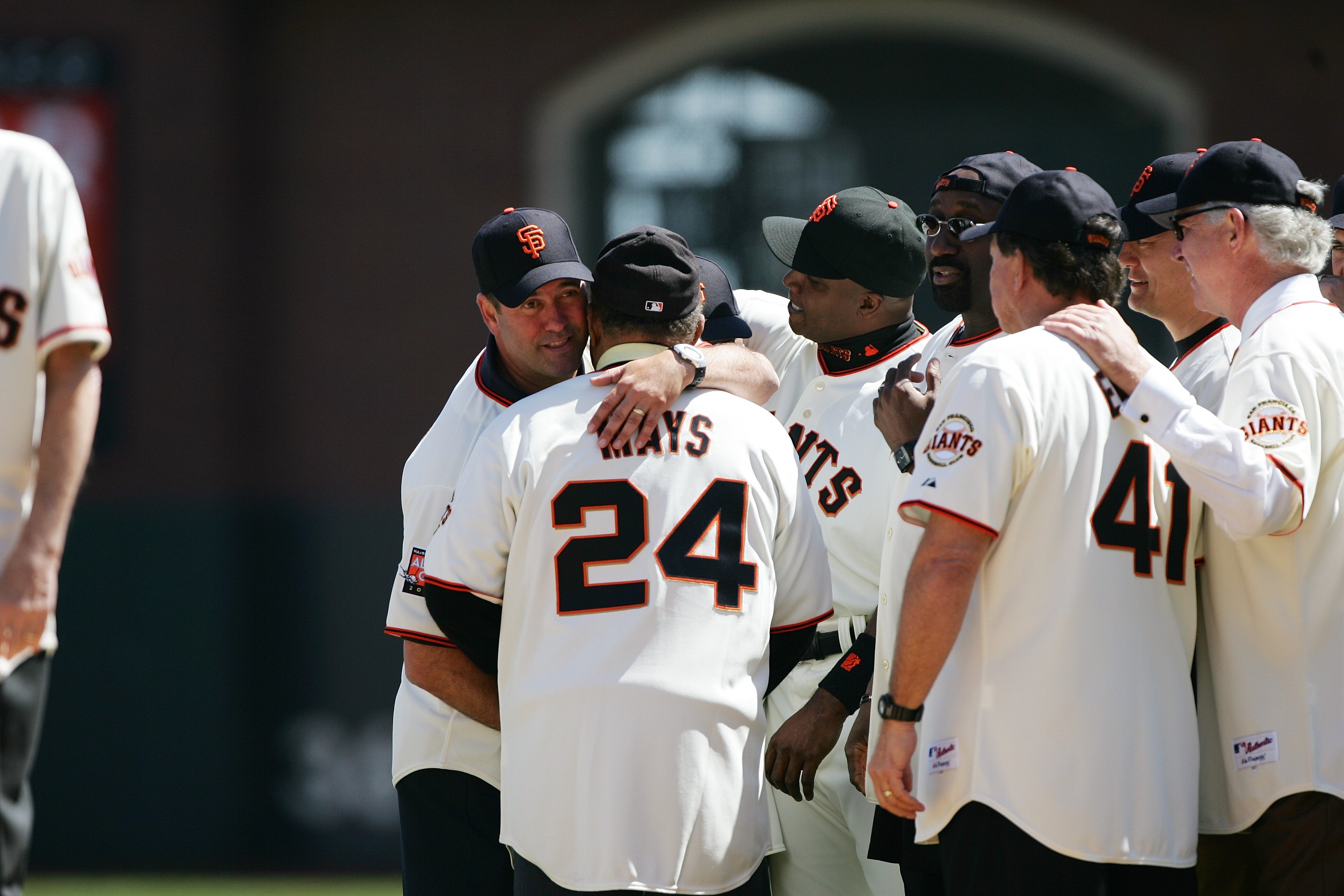 Former San Francisco Giants player Will Clark during a ceremony