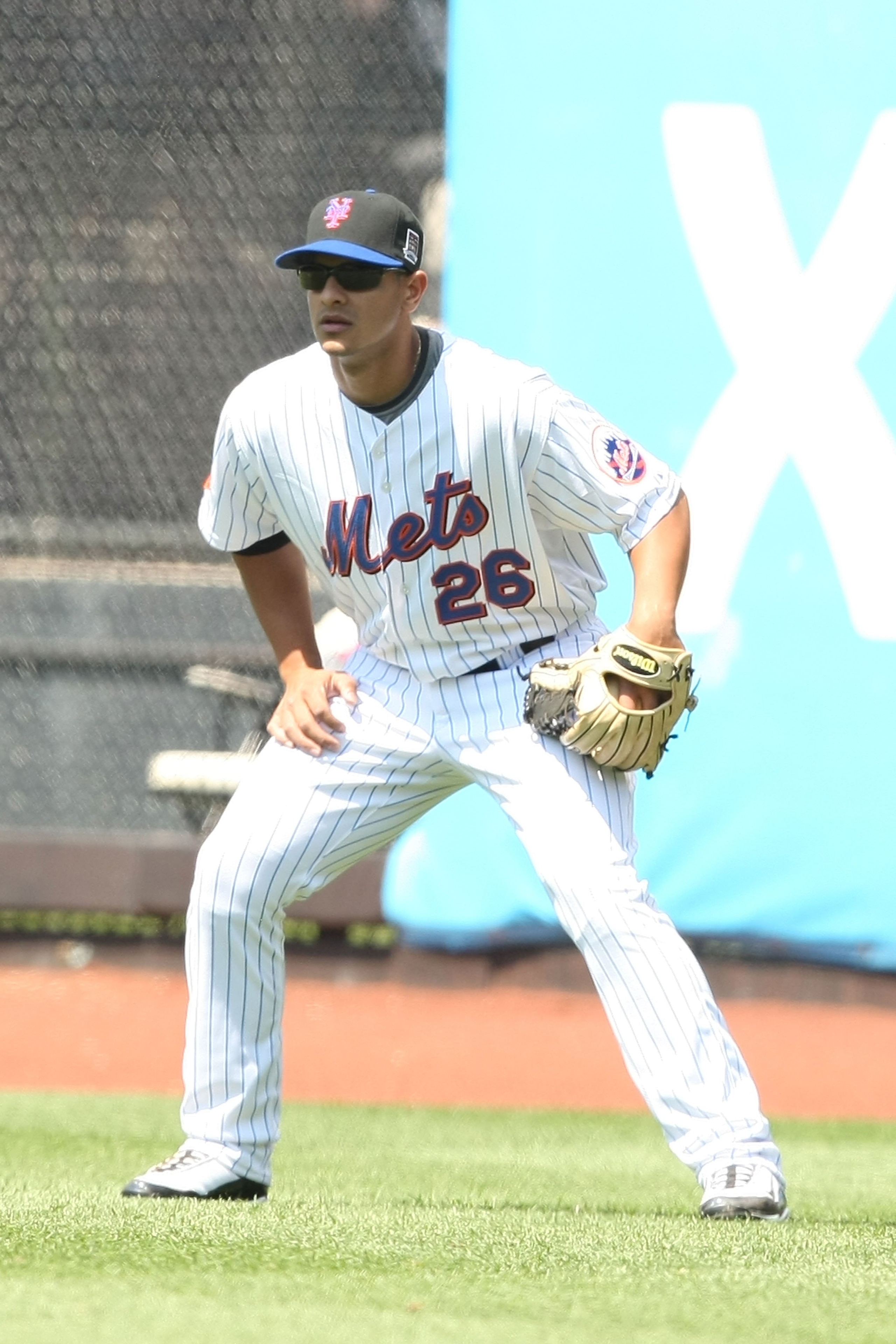 NEW YORK - MAY 31: Fernando Martinez #26 of the New York Mets in action against the Florida Marlins during their game on May 31, 2009 at Citi Field in the Flushing neighborhood of the Queens borough of New York City. (Photo by Al Bello/Getty Images) NEW YORK - MAY 31: Fernando Martinez #26 of the New York Mets in action against the Florida Marlins during their game on May 31, 2009 at Citi Field in the Flushing neighborhood of the Queens borough of New York City. (Photo by Al Bello/Getty Images)