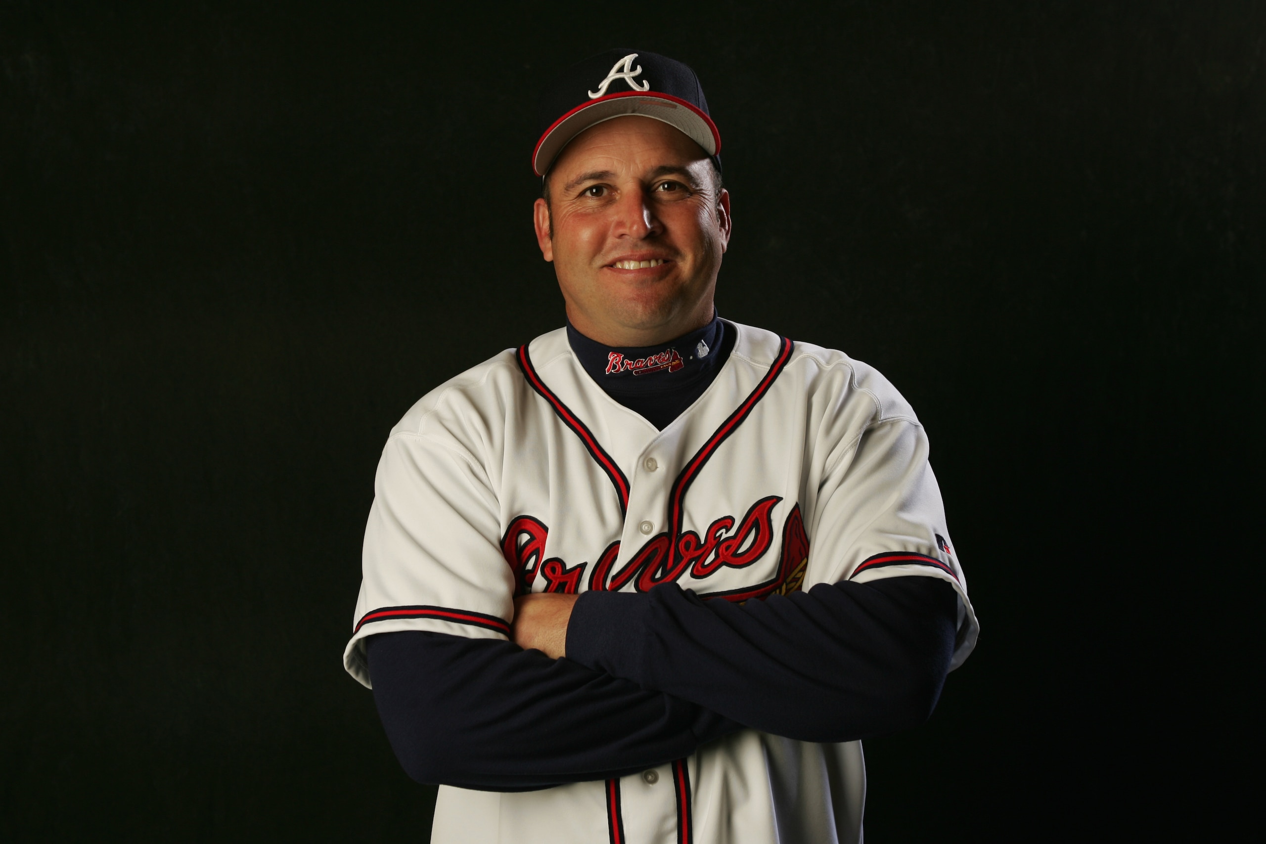KISSIMMEE, FL - FEBRUARY 28: Third Base Coach Fredi Gonzalez of the Atlanta Braves poses for a portrait during photo day at Cracker Jack Stadium on February 28, 2005 in Kissimmee, Florida. (Photo by Doug Pensinger/Getty Images) KISSIMMEE, FL - FEBRUARY 28: Third Base Coach Fredi Gonzalez of the Atlanta Braves poses for a portrait during photo day at Cracker Jack Stadium on February 28, 2005 in Kissimmee, Florida. (Photo by Doug Pensinger/Getty Images)
