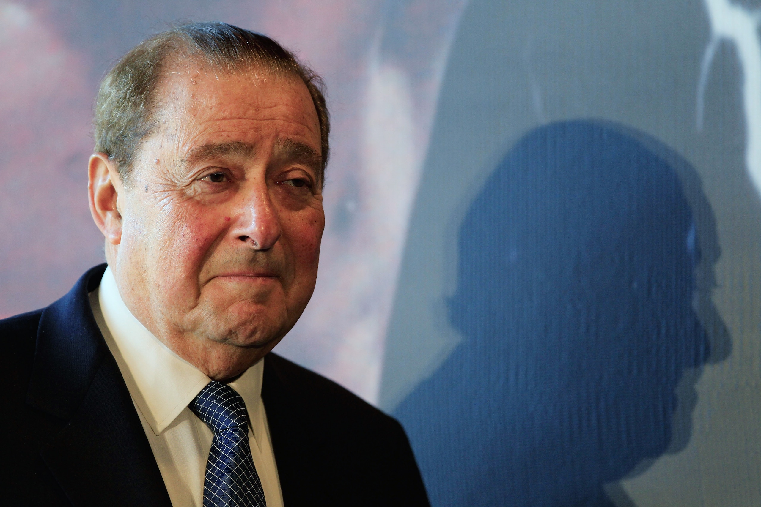 NEW YORK, NY - FEBRUARY 14:  Boxing promotor Bob Arum looks on at a press conference to promote the  Manny Pacquiao v Shane Mosley fight at The Lighthouse at Chelsea Piers on February 14, 2011 in New York City.  (Photo by Chris Trotman/Getty Images)