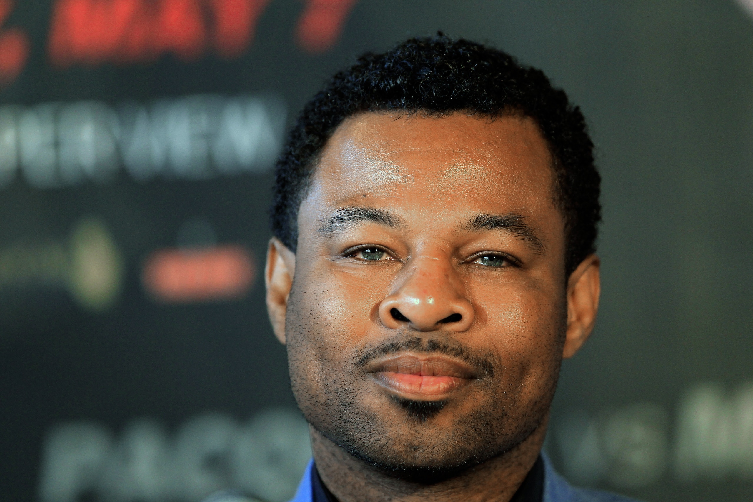 NEW YORK, NY - FEBRUARY 14:  Shane Mosley looks on at a press conference to promote his upcoming fight with Manny Pacquiao at The Lighthouse at Chelsea Piers on February 14, 2011 in New York City.  (Photo by Chris Trotman/Getty Images)