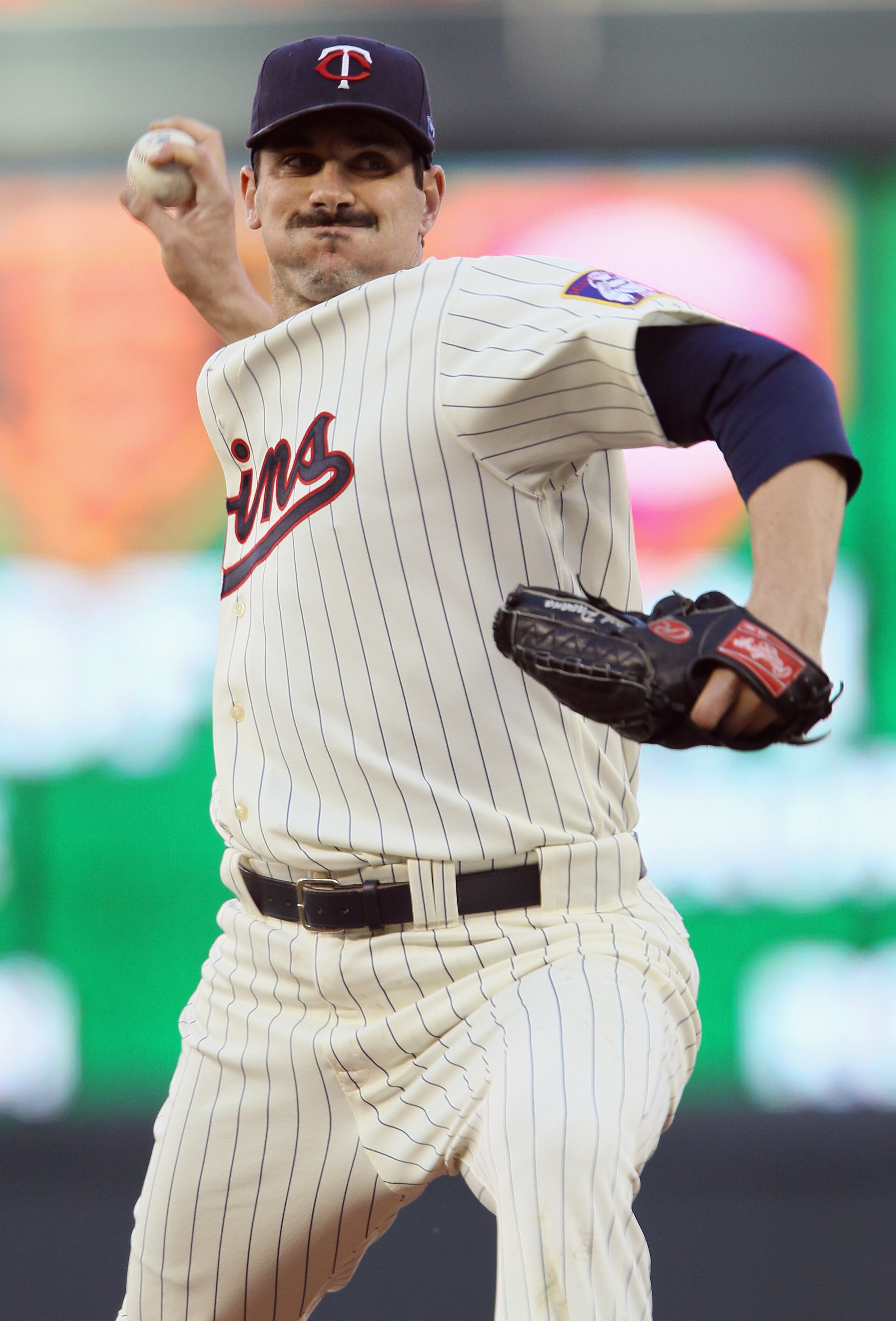 MINNEAPOLIS - OCTOBER 07: Carl Pavano #48 of the Minnesota Twins delivers a pitch in the first inning against the New York Yankees during game two of the ALDS on October 7, 2010 at Target Field in Minneapolis, Minnesota. (Photo by Elsa/Getty Images) MINNEAPOLIS - OCTOBER 07: Carl Pavano #48 of the Minnesota Twins delivers a pitch in the first inning against the New York Yankees during game two of the ALDS on October 7, 2010 at Target Field in Minneapolis, Minnesota. (Photo by Elsa/Getty Images)