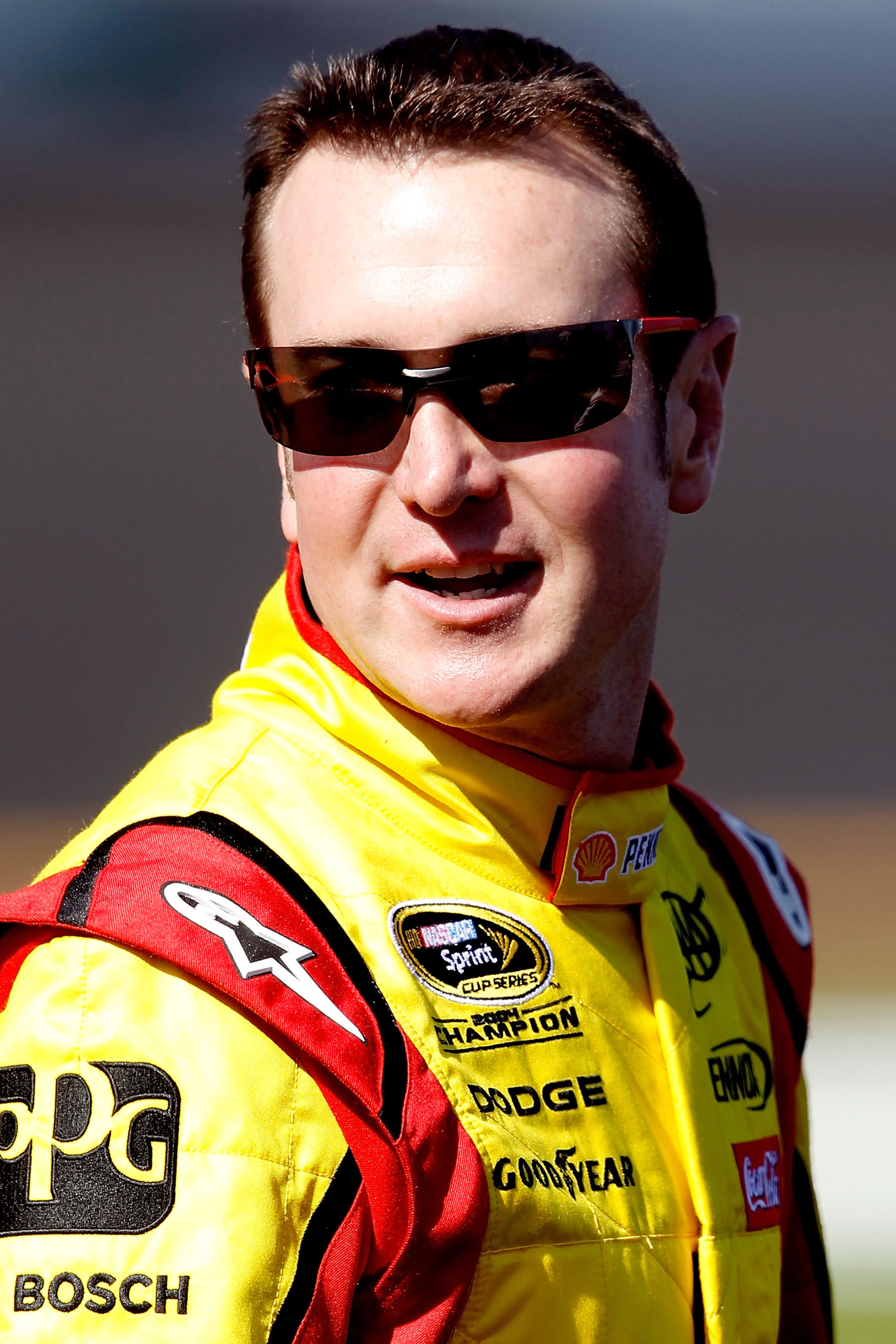 DAYTONA BEACH, FL - FEBRUARY 13: Kurt Busch, driver of the #22 Shell/Pennzoil Dodge, looks on during qualifying for the NASCAR Sprint Cup Series Daytona 500 at Daytona International Speedway on February 13, 2011 in Daytona Beach, Florida. (Photo by Matt DAYTONA BEACH, FL - FEBRUARY 13: Kurt Busch, driver of the #22 Shell/Pennzoil Dodge, looks on during qualifying for the NASCAR Sprint Cup Series Daytona 500 at Daytona International Speedway on February 13, 2011 in Daytona Beach, Florida. (Photo by Matt