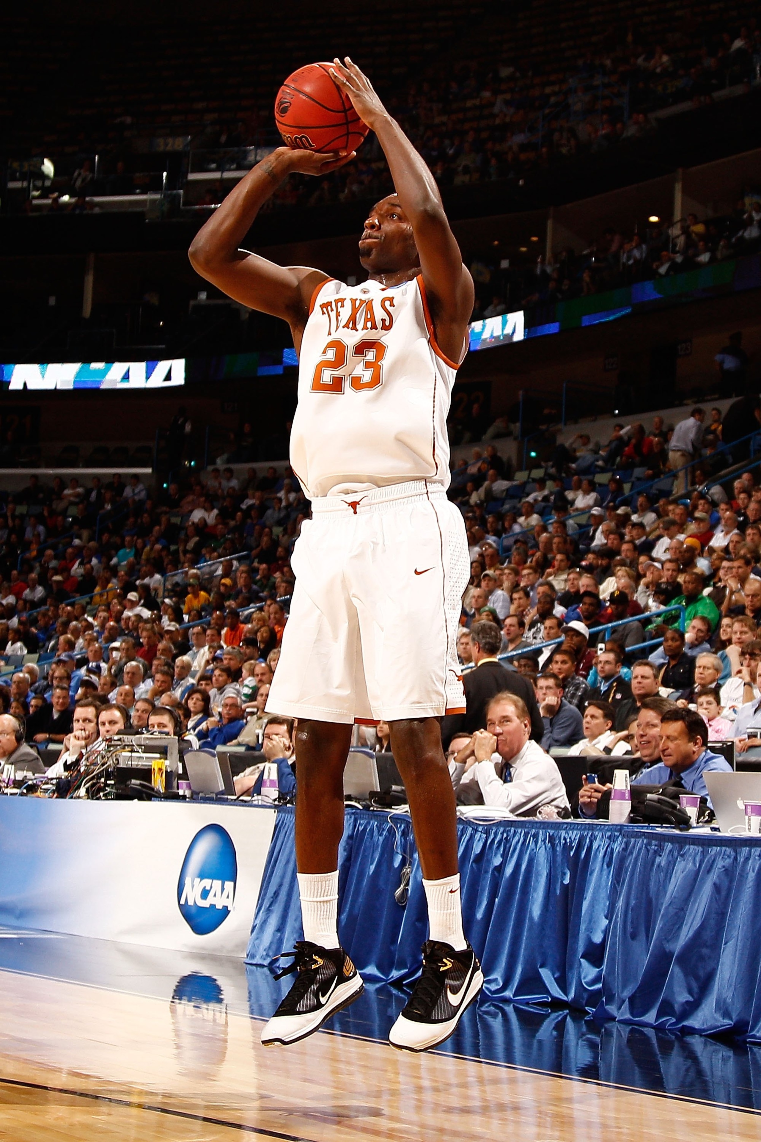 NEW ORLEANS - MARCH 18:  Jordan Hamilton #23 of the Texas Longhorns shoots the ball against the Wake Forest Demon Deacons during the first round of the 2010 NCAA menï¿½s basketball tournament at the New Orleans Arena on March 18, 2010 in New Orleans, Louisi