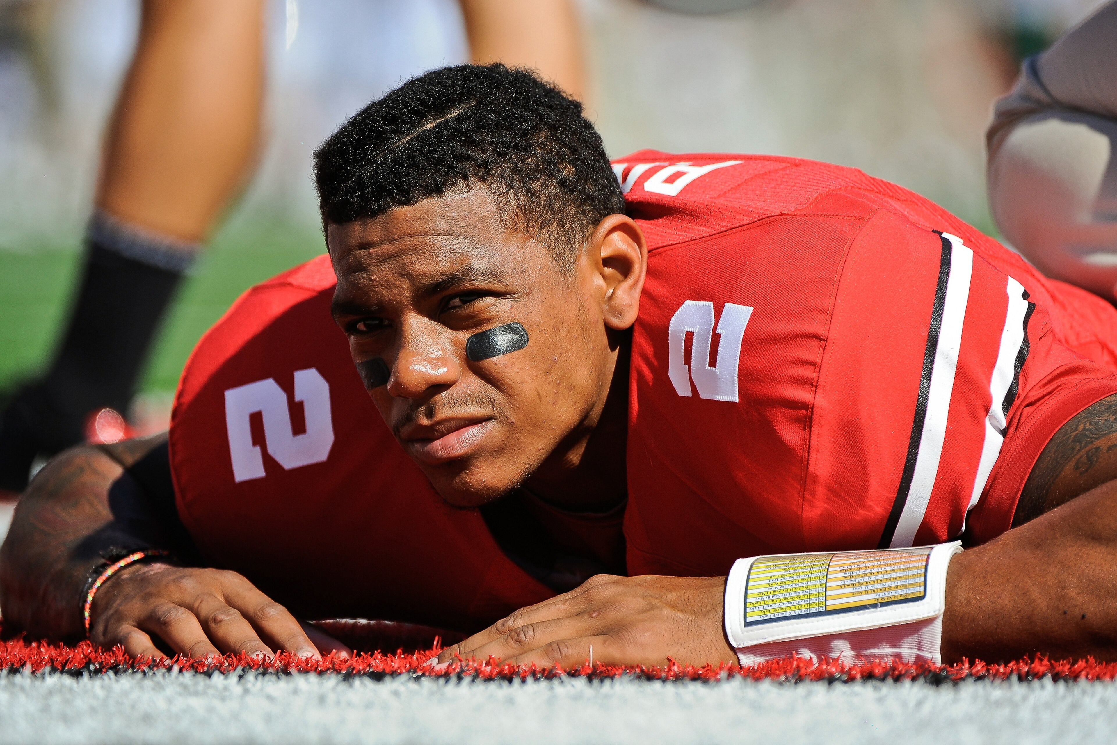 COLUMBUS, OH - SEPTEMBER 18: Terrelle Pryor #2 of the Ohio State Buckeyes stretches before a game against the Ohio Bobcats at Ohio Stadium on September 18, 2010 in Columbus, Ohio. (Photo by Jamie Sabau/Getty Images) COLUMBUS, OH - SEPTEMBER 18: Terrelle Pryor #2 of the Ohio State Buckeyes stretches before a game against the Ohio Bobcats at Ohio Stadium on September 18, 2010 in Columbus, Ohio. (Photo by Jamie Sabau/Getty Images)