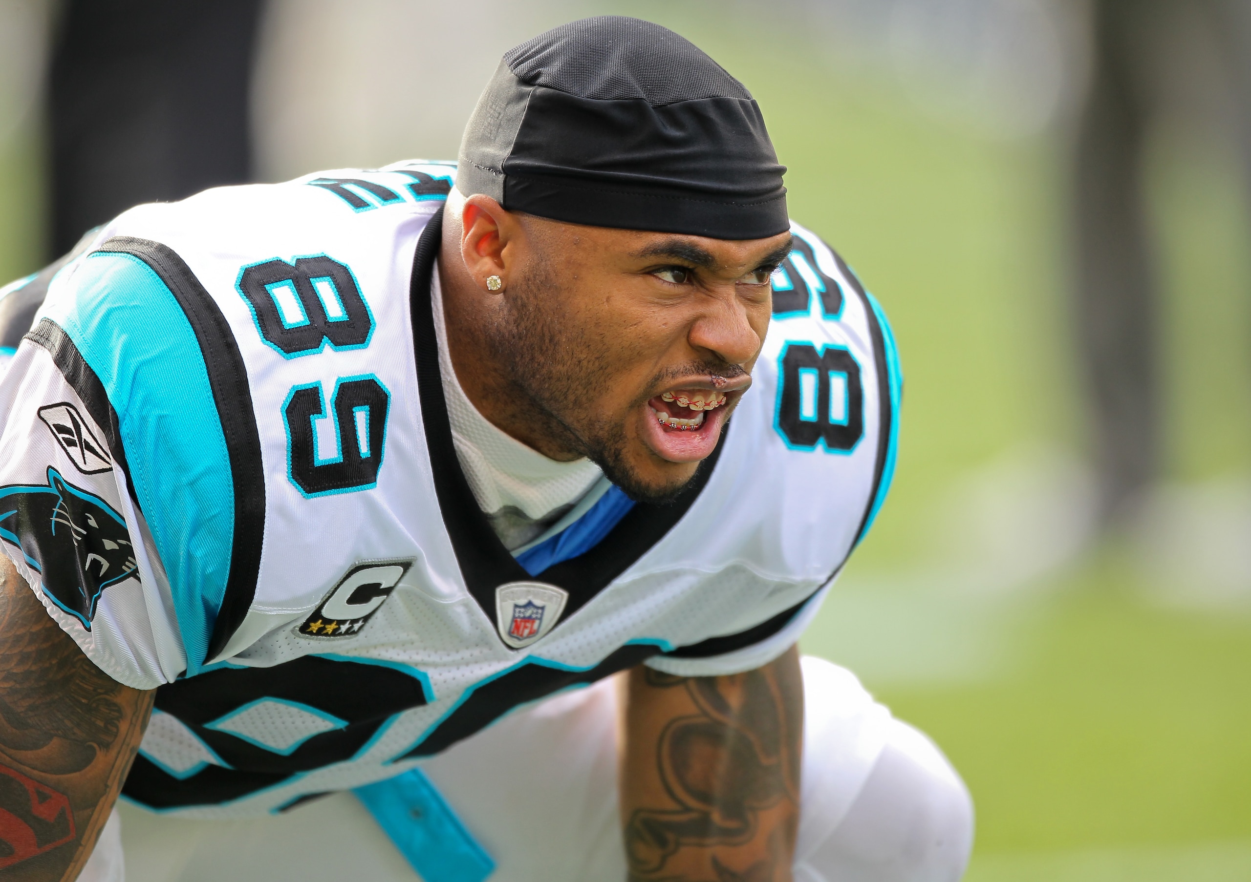 SEATTLE - DECEMBER 05: Wide receiver Steve Smith #89 of the Carolina Panthers looks on during warmups prior to the game against the Seattle Seahawks at Qwest Field on December 5, 2010 in Seattle, Washington. The Seahawks won, 31-14. (Photo by Otto Greule SEATTLE - DECEMBER 05: Wide receiver Steve Smith #89 of the Carolina Panthers looks on during warmups prior to the game against the Seattle Seahawks at Qwest Field on December 5, 2010 in Seattle, Washington. The Seahawks won, 31-14. (Photo by Otto Greule