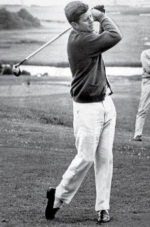 The other Jack: Kennedy had a 7-10 handicap despite a very bad back