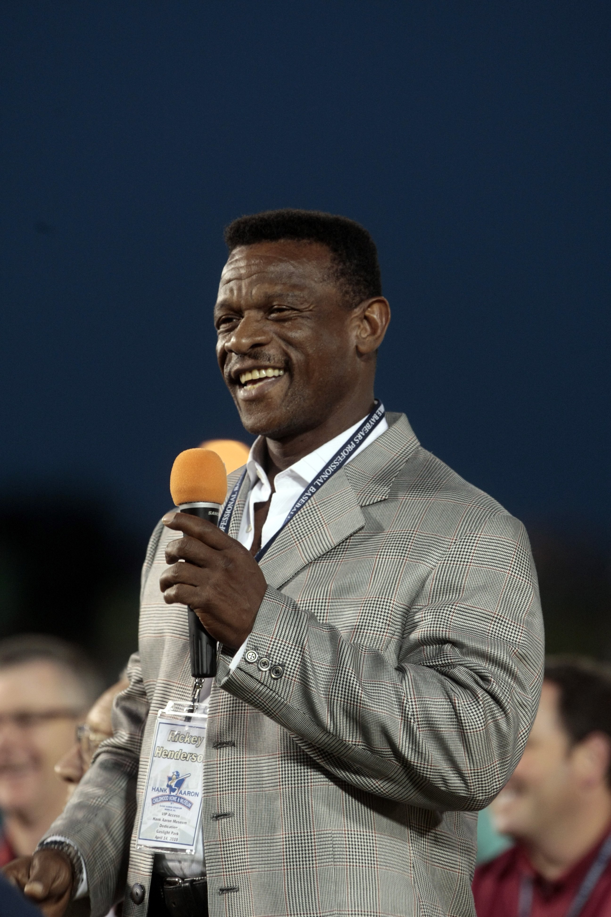 Dedication ceremony at the Hank Aaron Boyhood Home Museum at the Hank Aaron  Stadium, Mobile, Alabama