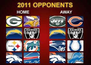T-3rd for 2011 toughest schedule