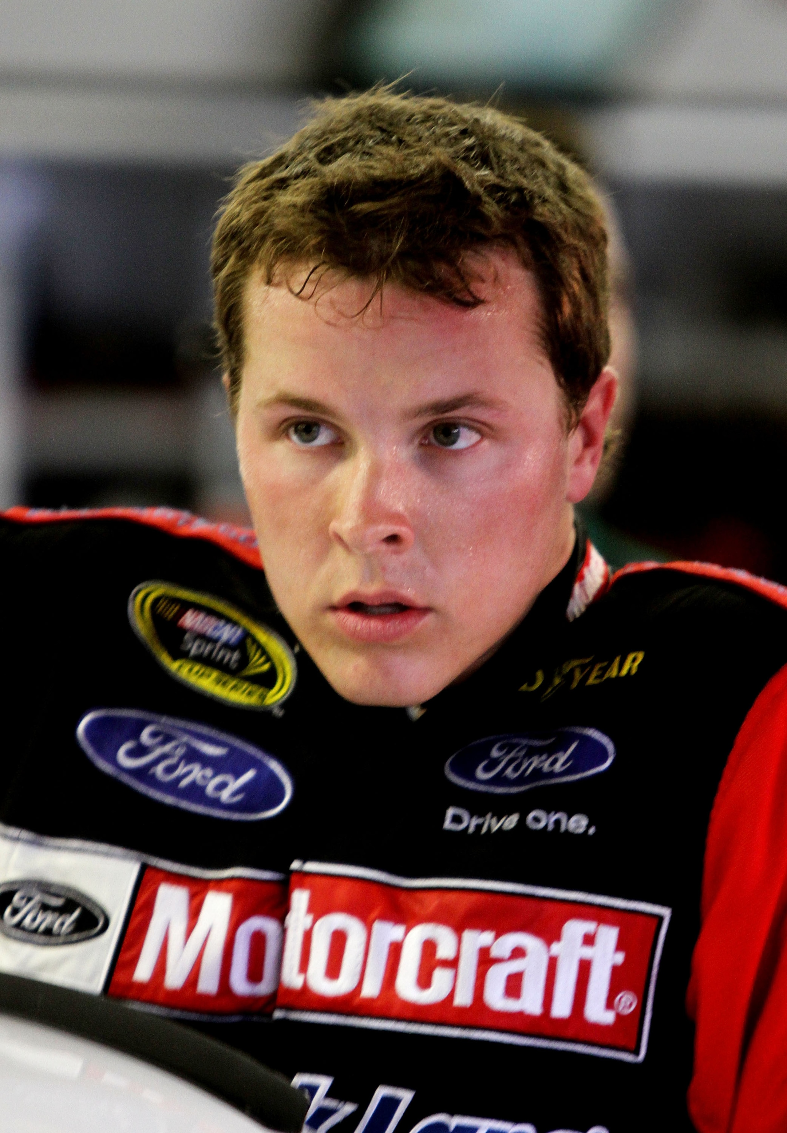 DAYTONA BEACH, FL - FEBRUARY 16:  Trevor Bayne, driver of the #21 Motorcraft/Quick Lane Ford, during practice for the NASCAR Sprint Cup Series Daytona 500 at Daytona International Speedway on February 16, 2011 in Daytona Beach, Florida.  (Photo by Jerry M