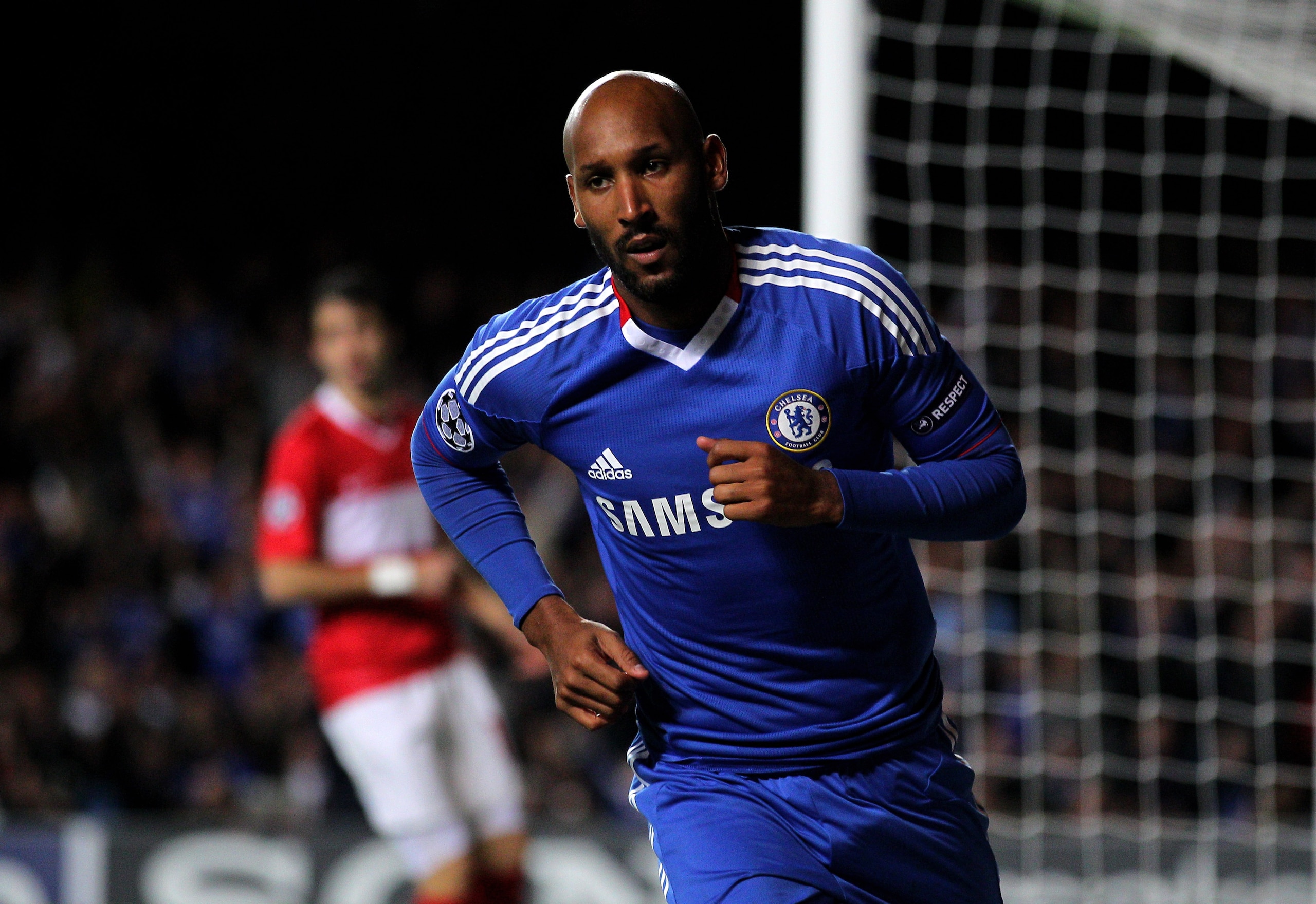 LONDON, ENGLAND - NOVEMBER 03:  Nicolas Anelka of Chelsea turns away after scoring the opening goal during the UEFA Champions League group F match between Chelsea and Spartak Moscow at Stamford Bridge on November 3, 2010 in London, England.  (Photo by Cli