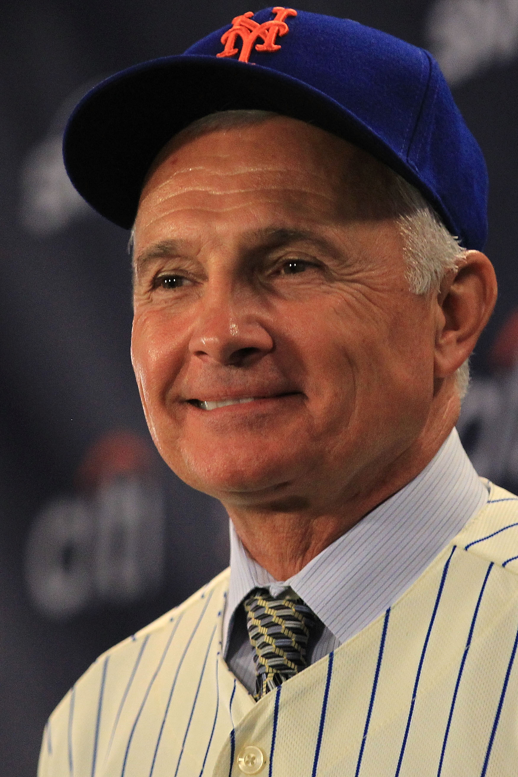NEW YORK - NOVEMBER 23:  New York Mets new manager Terry Collins speaks to the media during a press conference  at Citi Field on November 23, 2010 in the Flushing neighborhood, of the Queens borough of New York City.  (Photo by Chris McGrath/Getty Images)