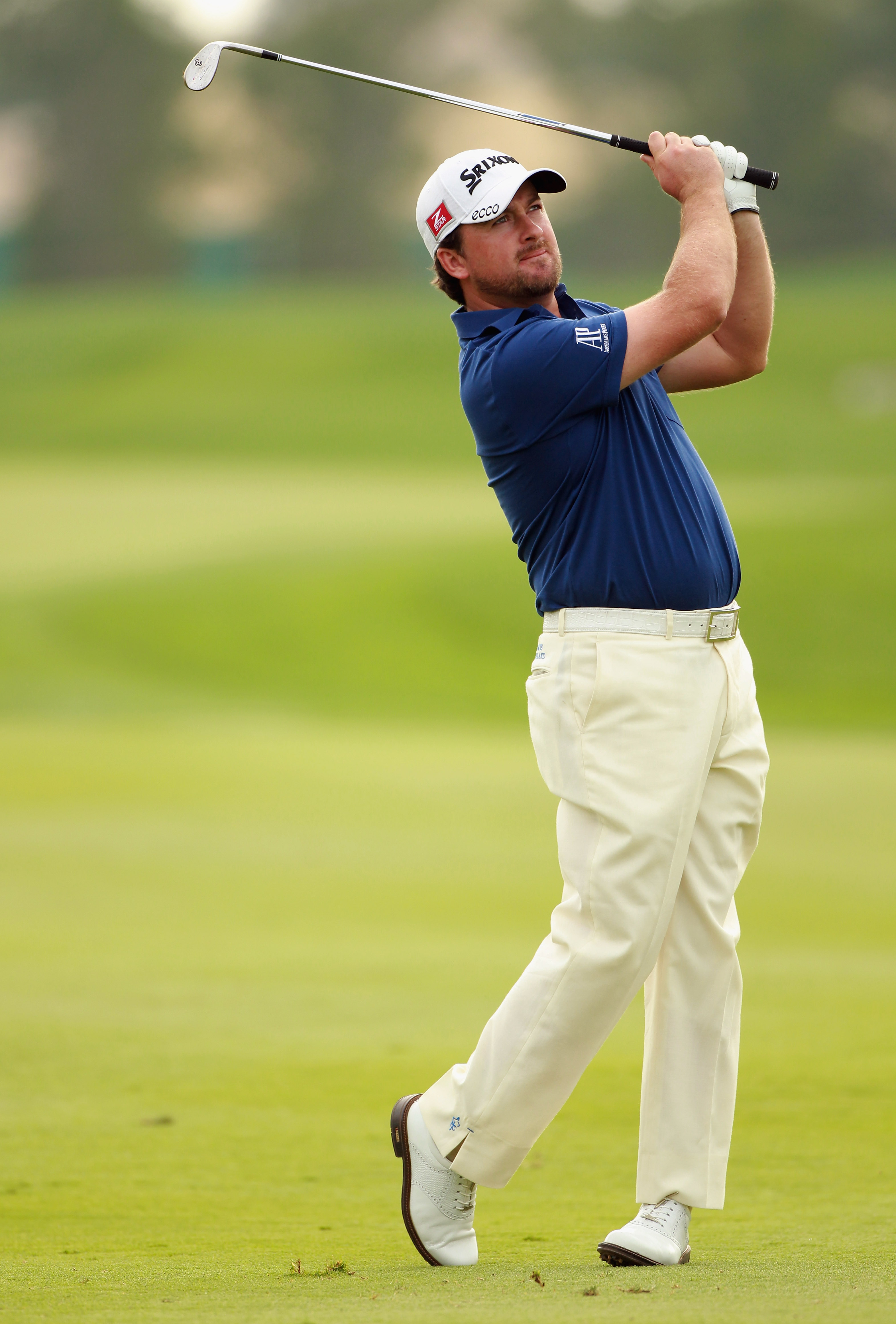 ABU DHABI, UNITED ARAB EMIRATES - JANUARY 22:  Graeme McDowell of Northern Ireland in action during the third round of The Abu Dhabi HSBC Golf Championship at Abu Dhabi Golf Club on January 22, 2011 in Abu Dhabi, United Arab Emirates.  (Photo by Andrew Re