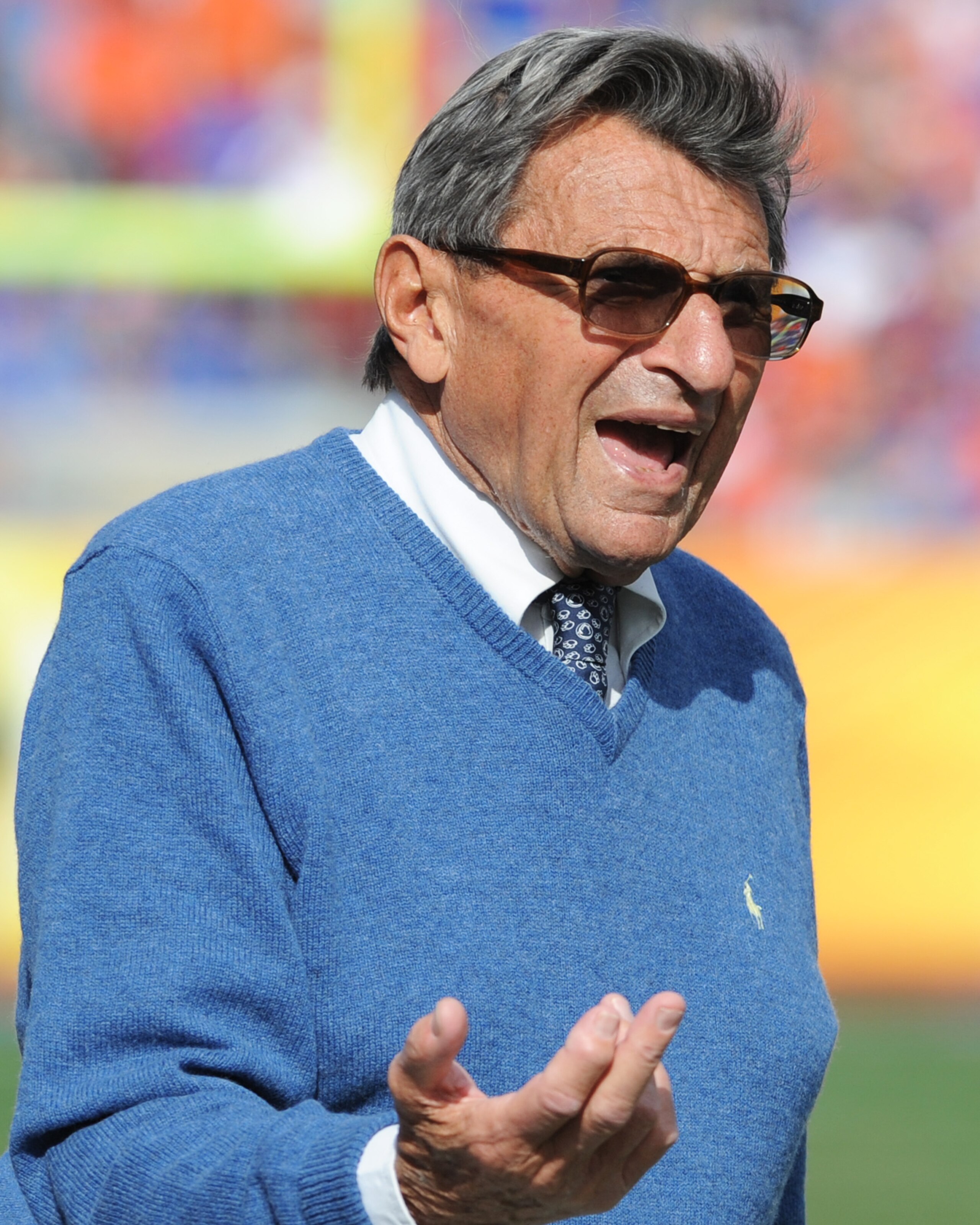 TAMPA, FL - JANUARY 1: Coach Joe Paterno of the Penn State Nittany Lions directs play against the Florida Gators January 1, 2011 in the 25th Outback Bowl at Raymond James Stadium in Tampa, Florida. (Photo by Al Messerschmidt/Getty Images) TAMPA, FL - JANUARY 1: Coach Joe Paterno of the Penn State Nittany Lions directs play against the Florida Gators January 1, 2011 in the 25th Outback Bowl at Raymond James Stadium in Tampa, Florida. (Photo by Al Messerschmidt/Getty Images)