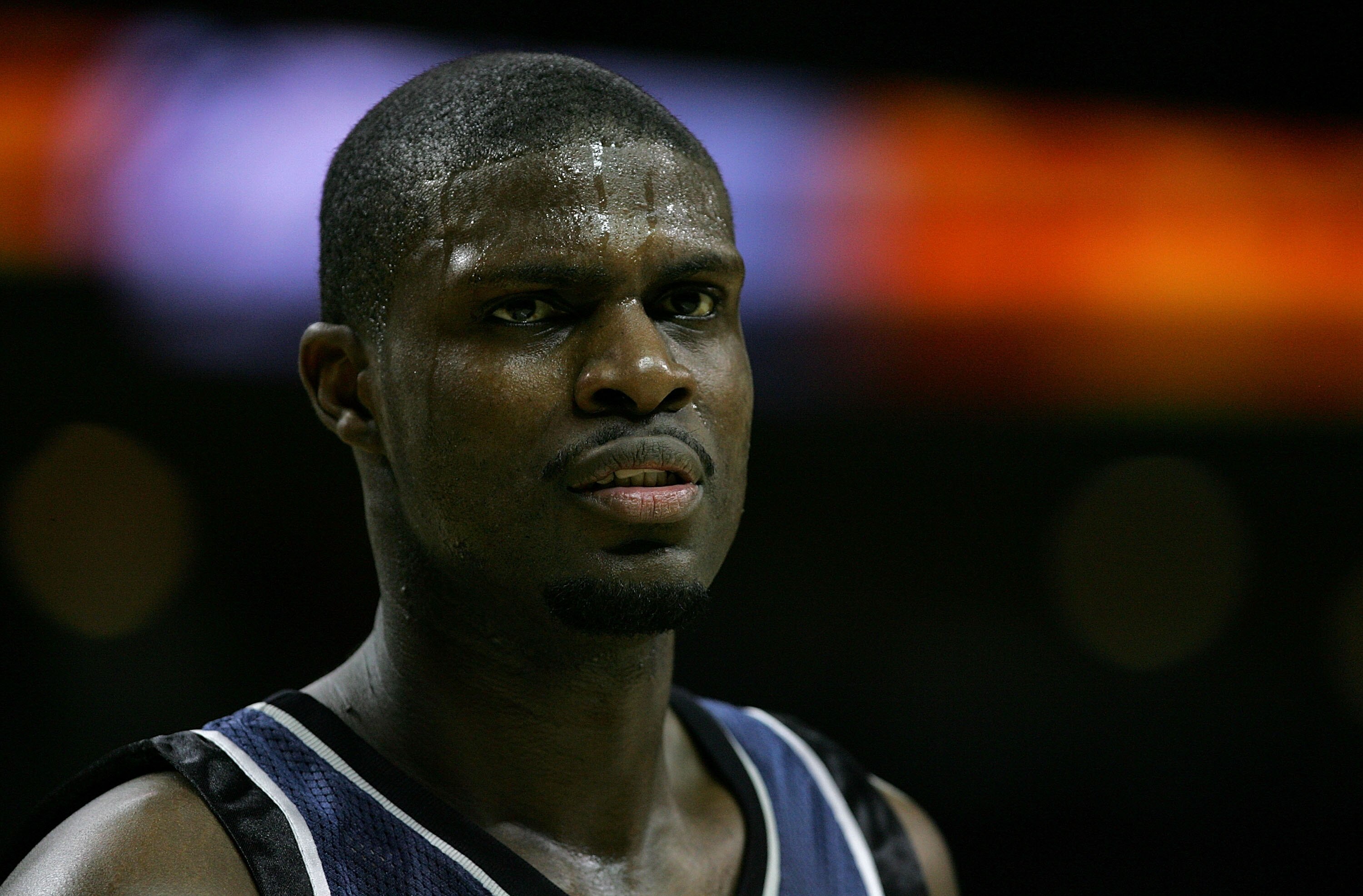 CHARLOTTE, NC - DECEMBER 19:  Nazr Mohammed #6 of the Charlotte Bobcats watches on in his first game with the Bobcats since being traded to the team during their game against the Utah Jazz at Bobcats Arena December 19, 2007 in Charlotte, North Carolina. N