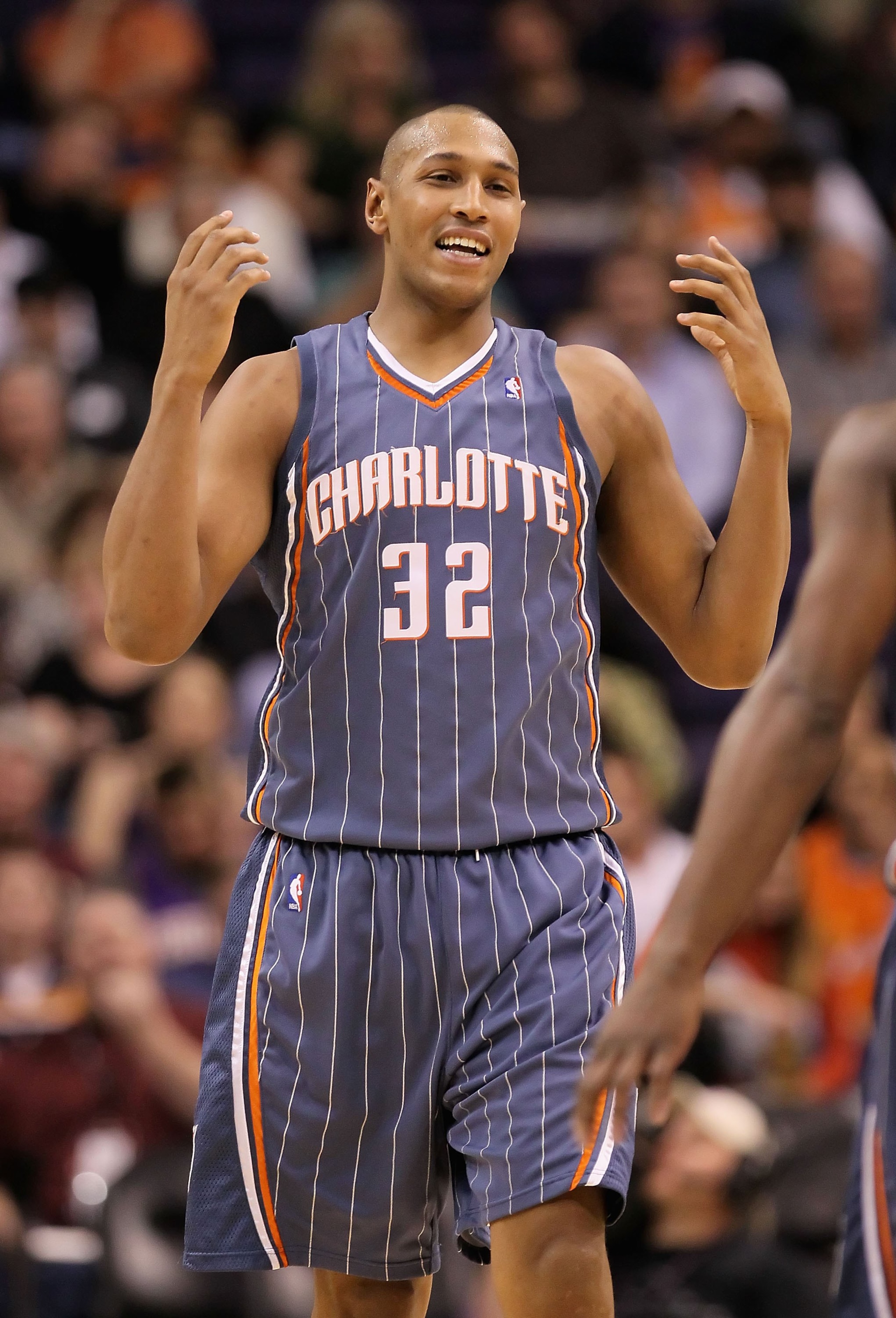 PHOENIX - JANUARY 26:  Boris Diaw #32 of the Charlotte Bobcats during the NBA game against the Phoenix Suns at US Airways Center on January 26, 2010 in Phoenix, Arizona. The Bobcats defeated the Suns in overtime.  114-109.  NOTE TO USER: User expressly ac