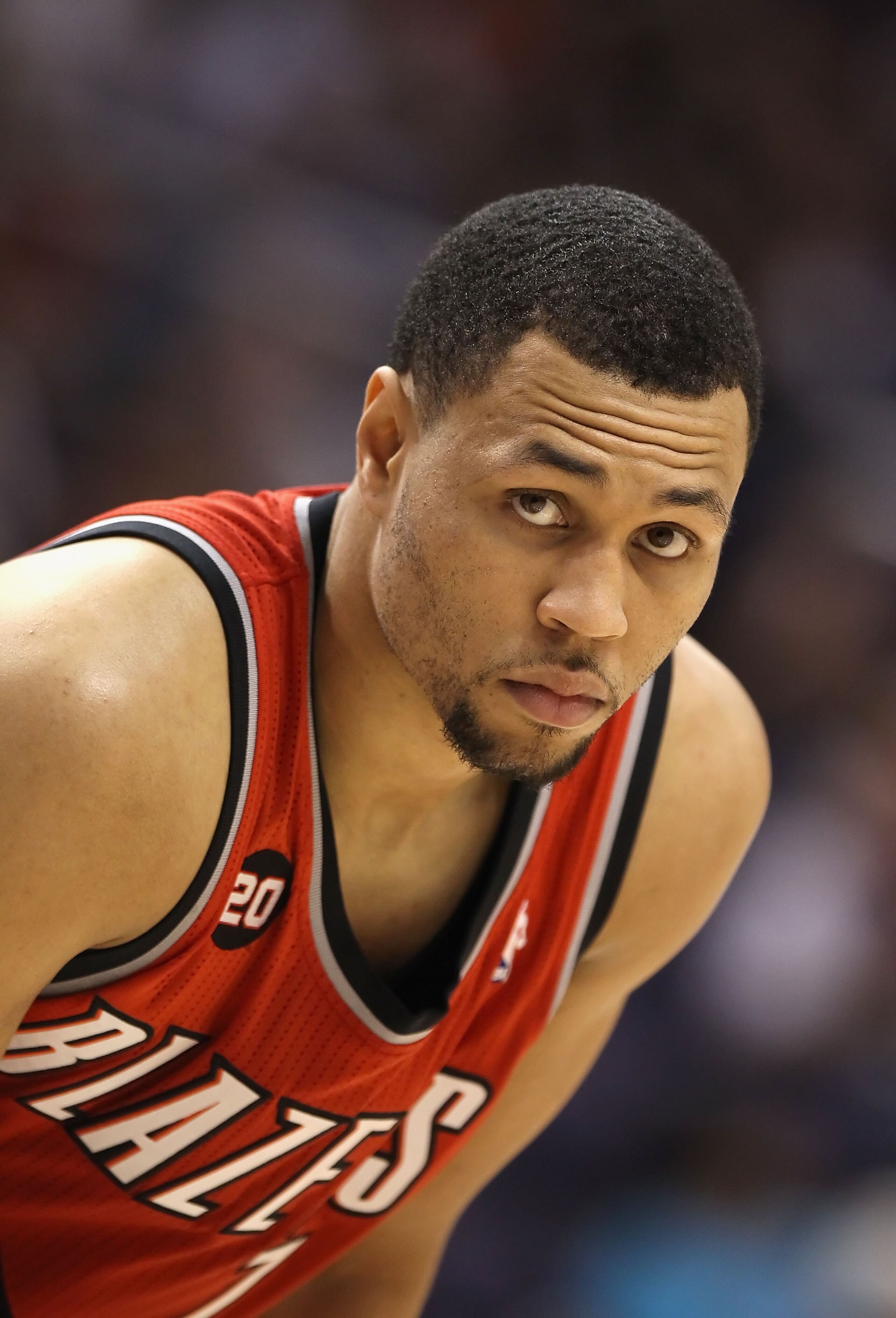 PHOENIX - DECEMBER 10:  Brandon Roy #7 of the Portland Trail Blazers during the NBA game against the Phoenix Suns at US Airways Center on December 10, 2010 in Phoenix, Arizona. The Trail Blazers defeated the Suns 101-94.  NOTE TO USER: User expressly ackn