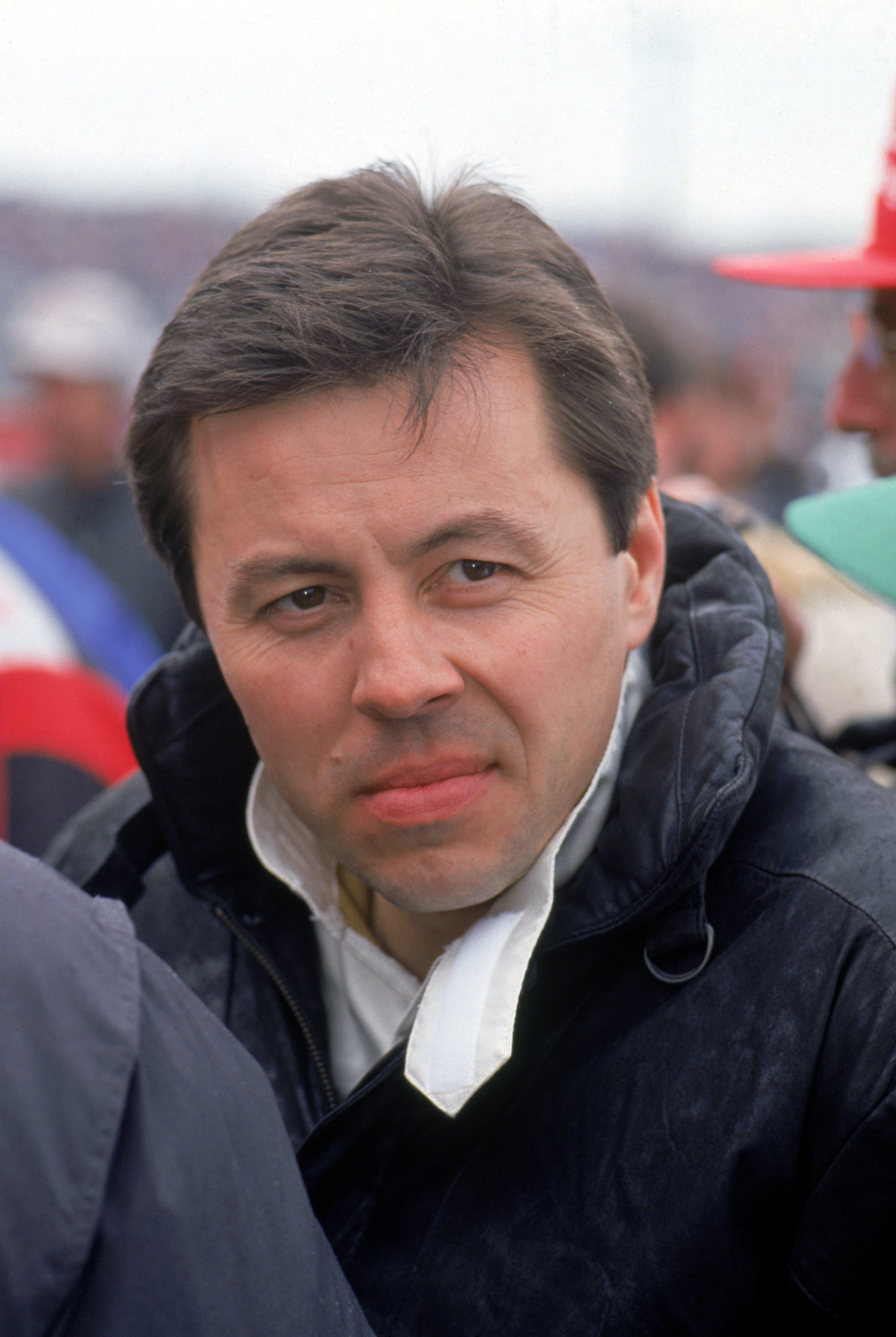 DAYTONA - FEBRUARY: Driver Alan Kulwicki looks on before the 1991 Daytona 500 at Daytona International Speedway on February,1991 in Daytona. Florida. ( Photo by: Getty Images/Getty Images)