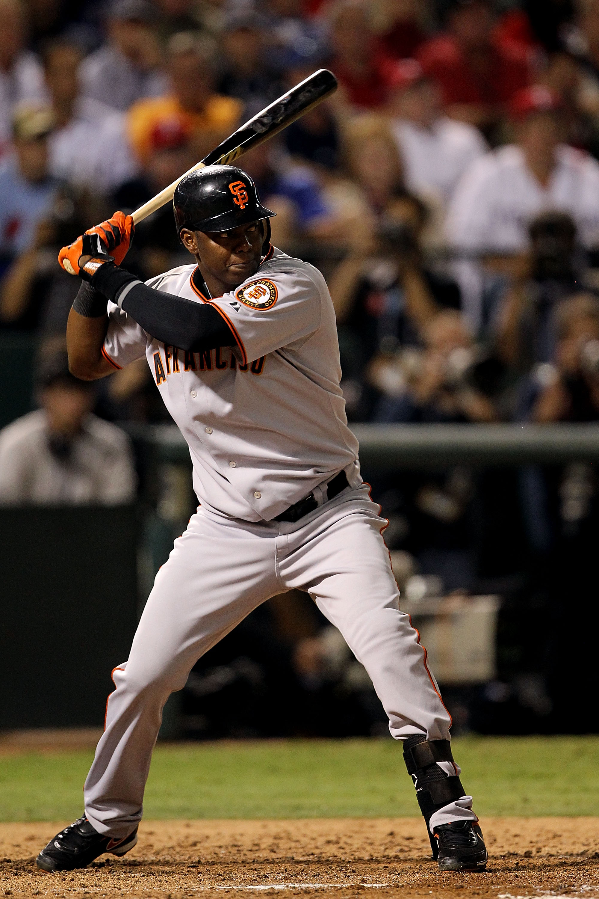 This is a 2009 photo of Edgar Renteria of the San Francisco Giants baseball  team. This image reflects the San Francisco Giants active roster as of  Monday, Feb. 23, 2009 when this