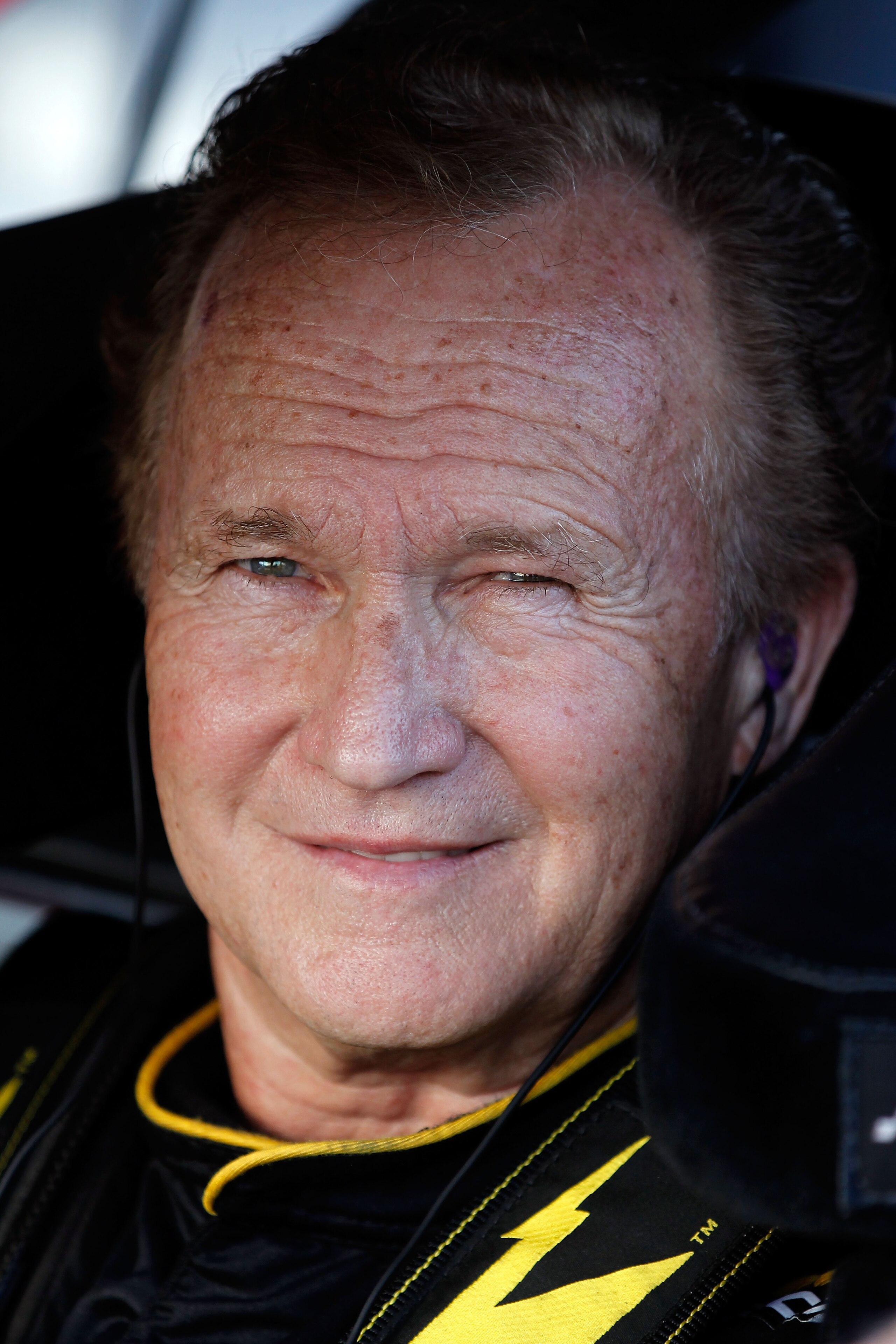 DAYTONA BEACH, FL - FEBRUARY 18:  Morgan Shepherd, driver of the #89 Salvation Army Chevrolet, sits in his car during qualifying for the NASCAR Nationwide Series DRIVE4COPD 300 at Daytona International Speedway on February 18, 2011 in Daytona Beach, Flori
