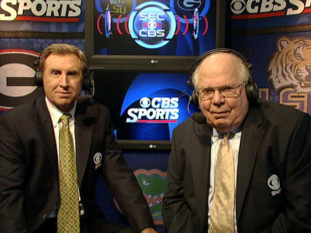 CBS Sports on X: Verne signs off from college football one final time.   / X