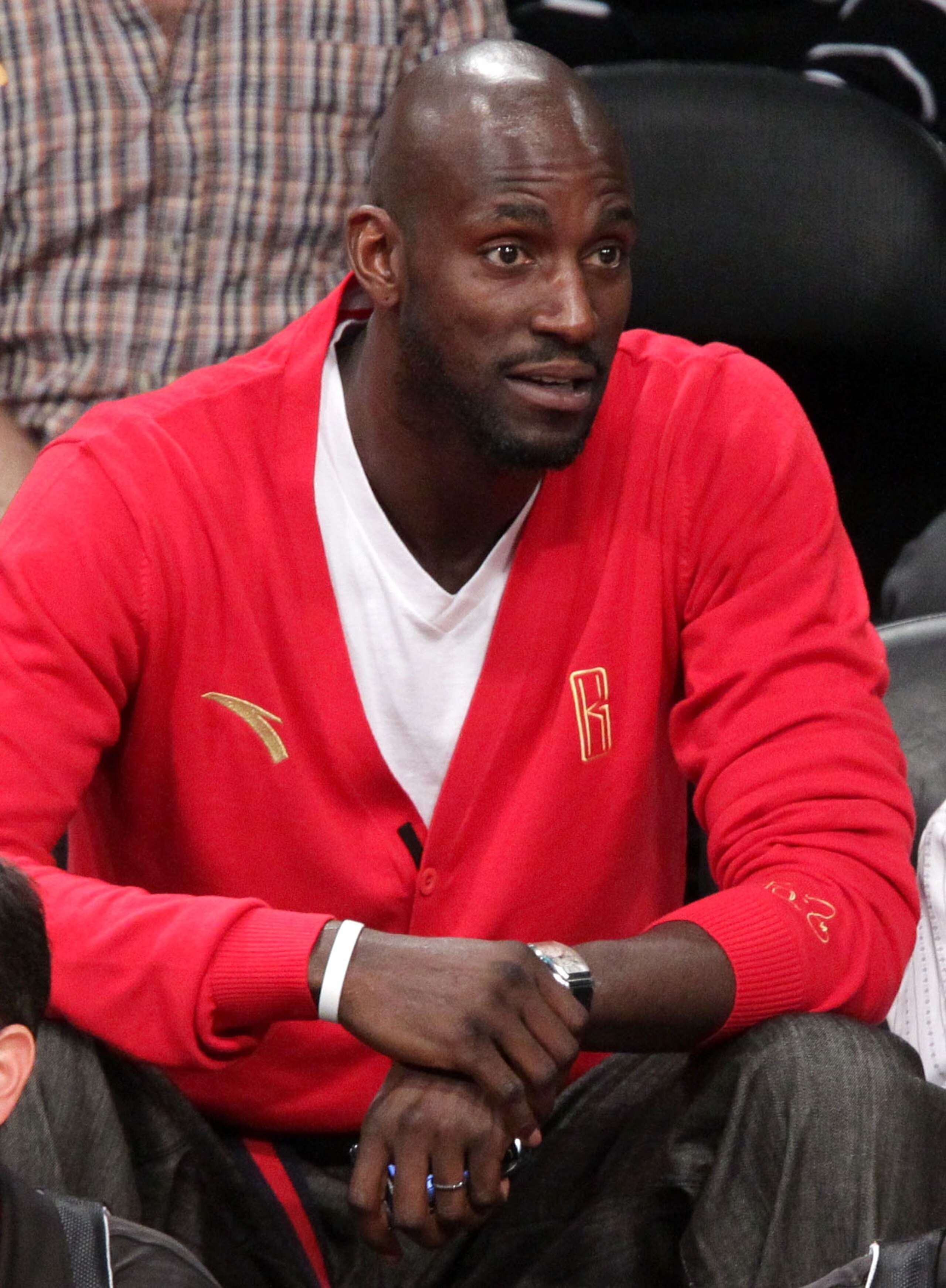 LOS ANGELES, CA - FEBRUARY 19:  Kevin Garnett of the Boston Celtics attends NBA All-Star Saturday night presented by State Farm at Staples Center on February 19, 2011 in Los Angeles, California.  (Photo by Noel Vasquez/Getty Images)
