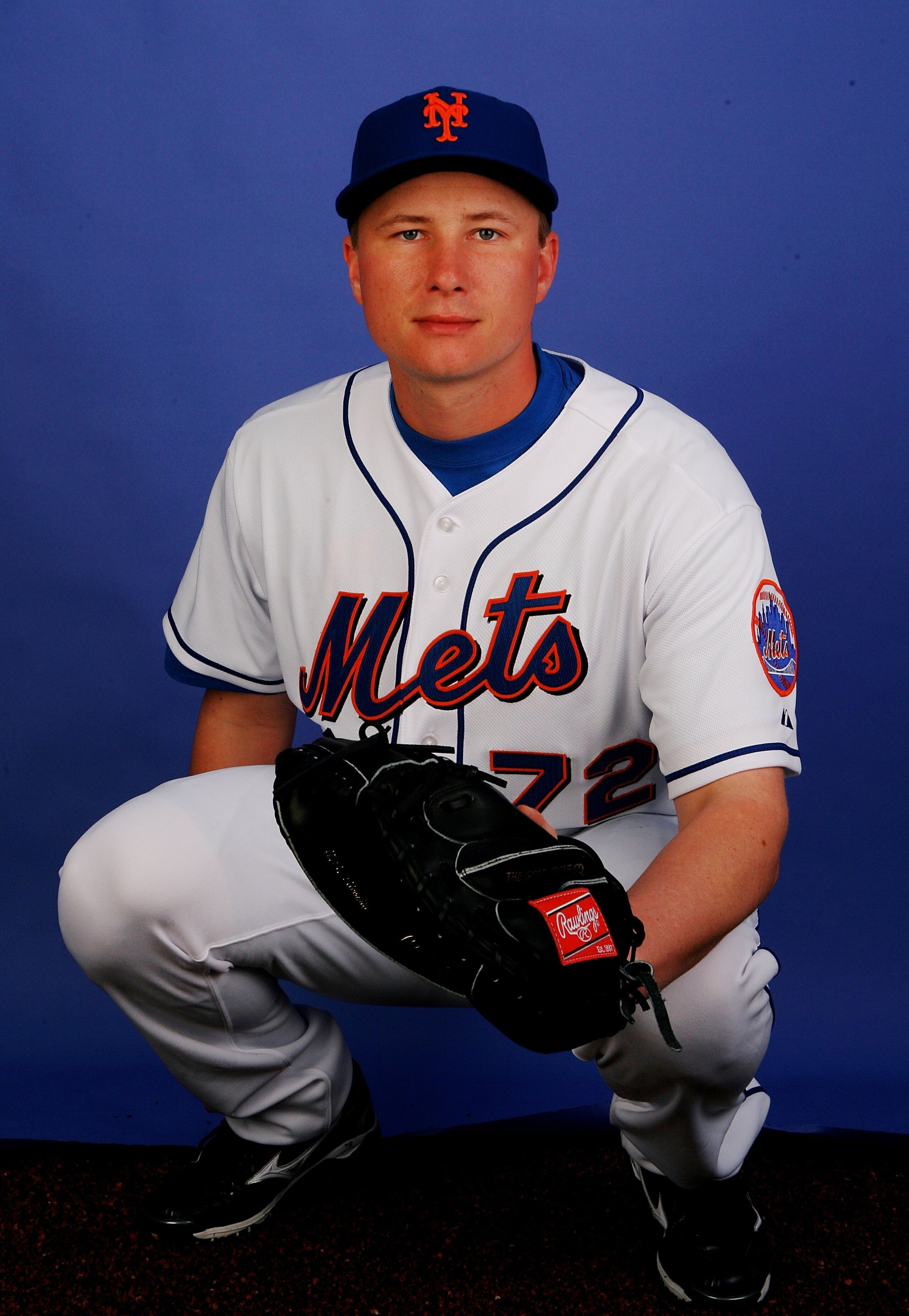 PORT ST. LUCIE, FL - FEBRUARY 27:  Catcher Kai Gronauer #72 of the New York Mets poses during photo day at Tradition Field on February 27, 2010 in Port St. Lucie, Florida.  (Photo by Doug Benc/Getty Images)