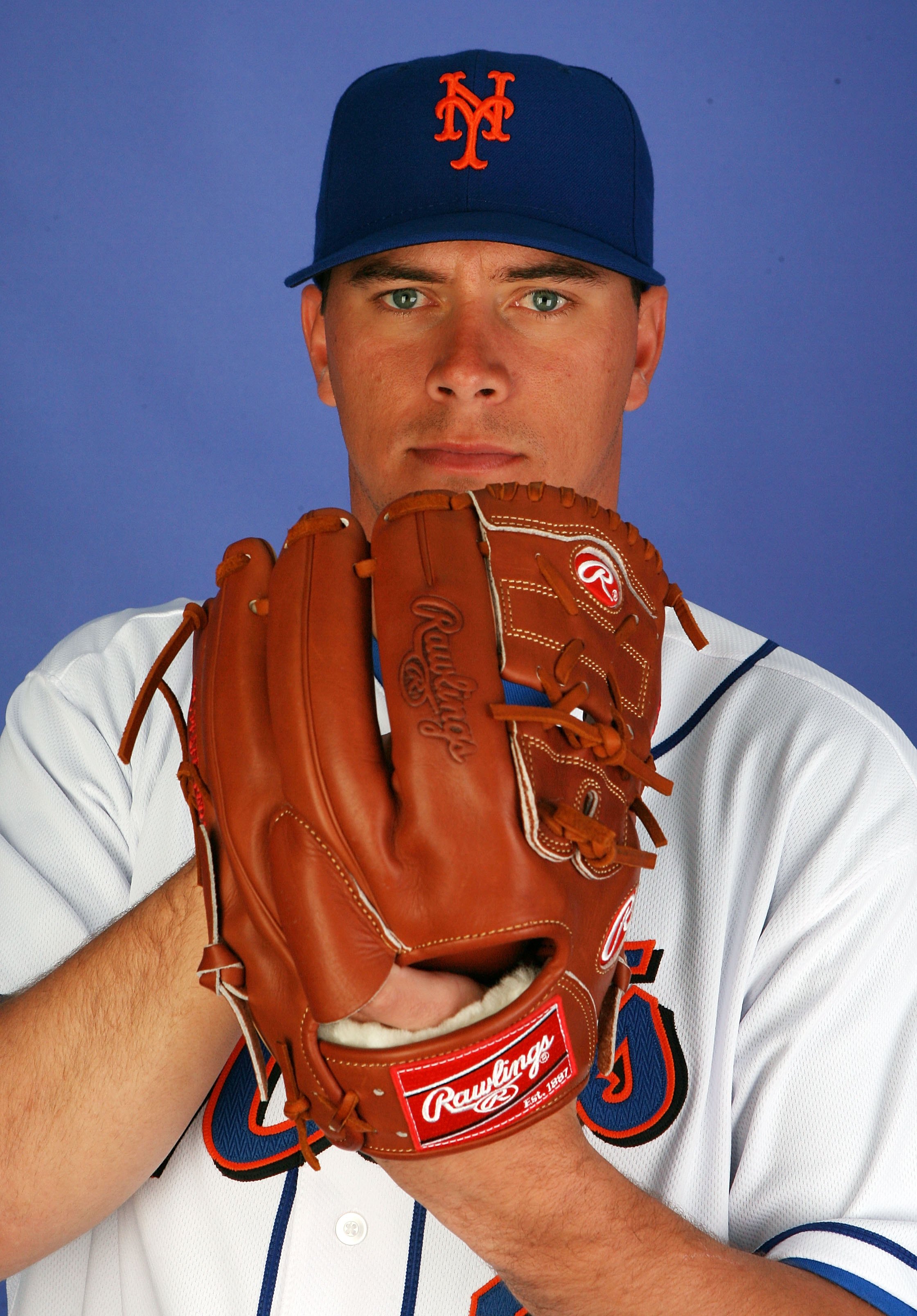 PORT ST. LUCIE, FL - FEBRUARY 27:  Pitcher Tobi Stoner #29 of the New York Mets poses during photo day at Tradition Field on February 27, 2010 in Port St. Lucie, Florida.  (Photo by Doug Benc/Getty Images)