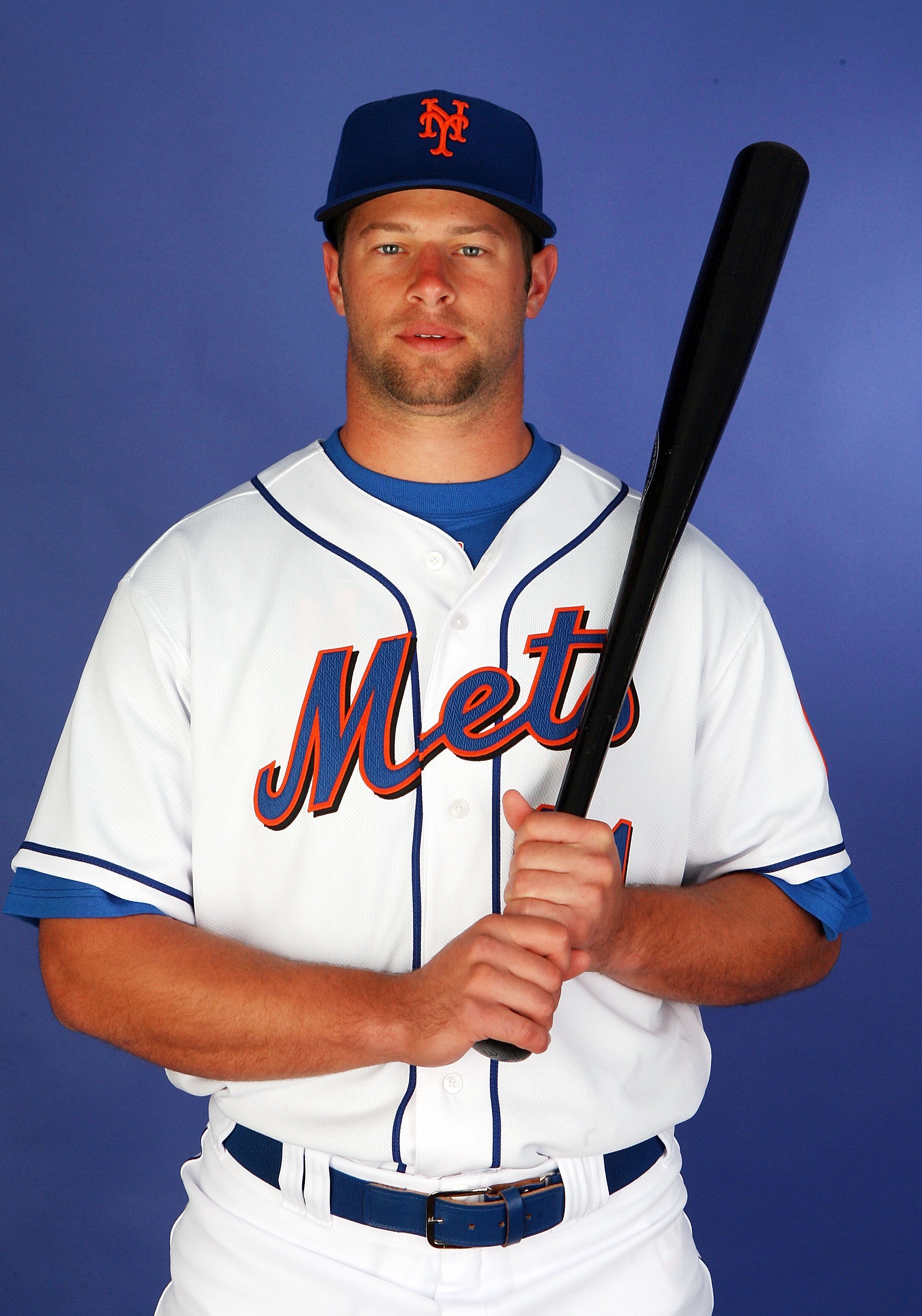 PORT ST. LUCIE, FL - FEBRUARY 27:  Outfielder Kirk Nieuwenhuis #91 of the New York Mets poses during photo day at Tradition Field on February 27, 2010 in Port St. Lucie, Florida.  (Photo by Doug Benc/Getty Images)