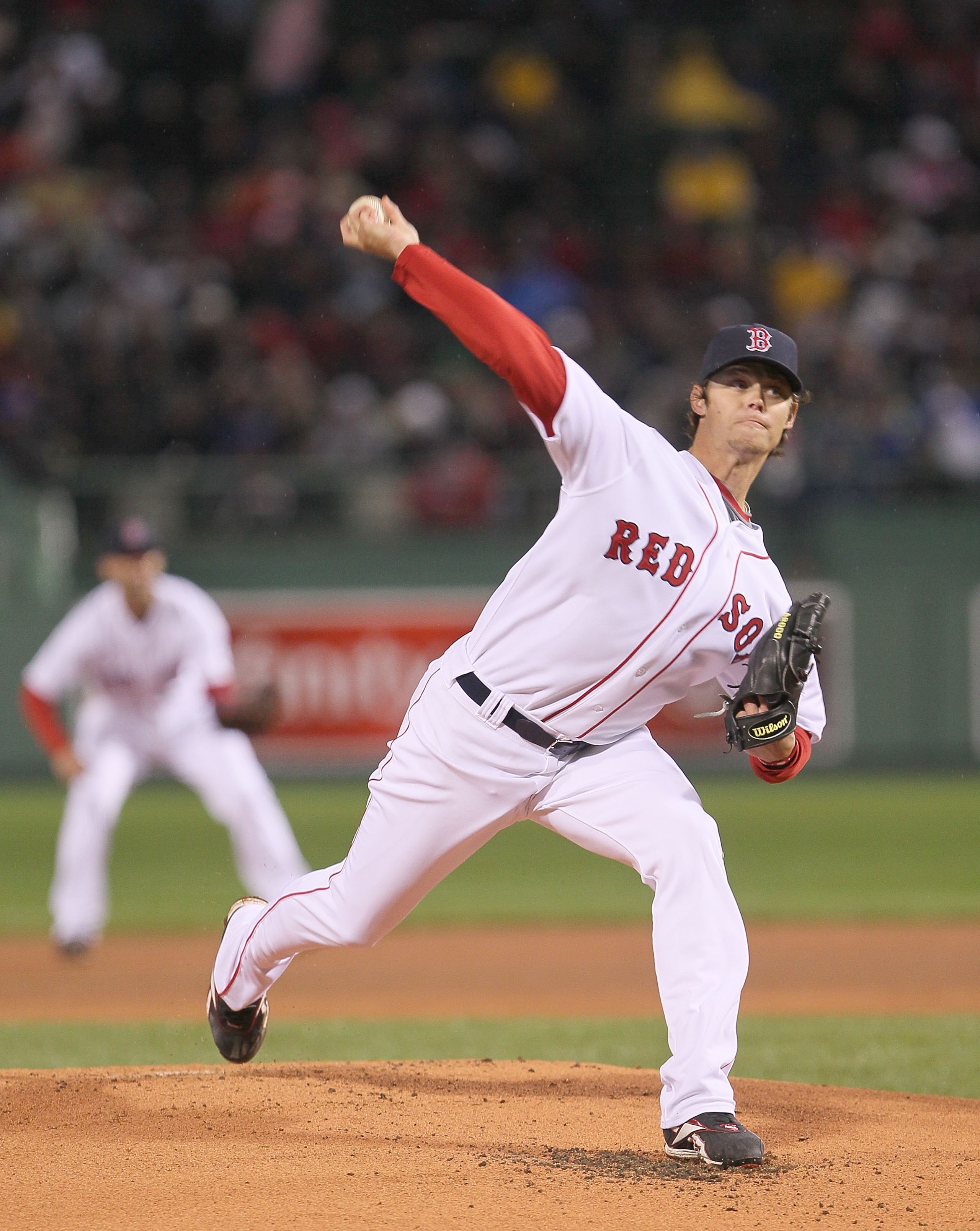 BOSTON - APRIL 17: Clay Buchholz #11 of the Boston Red Sox throws against the Tampa Bay Rays at Fenway Park on April 17, 2010 in Boston, Massachusetts. (Photo by Jim Rogash/Getty Images) BOSTON - APRIL 17: Clay Buchholz #11 of the Boston Red Sox throws against the Tampa Bay Rays at Fenway Park on April 17, 2010 in Boston, Massachusetts. (Photo by Jim Rogash/Getty Images)